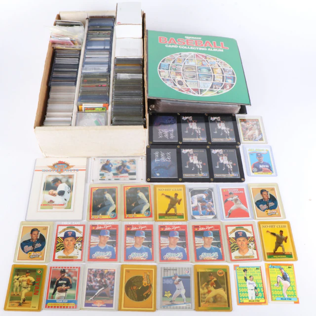 Group of Baseball Cards, Non-Sports Trading Cards, and More