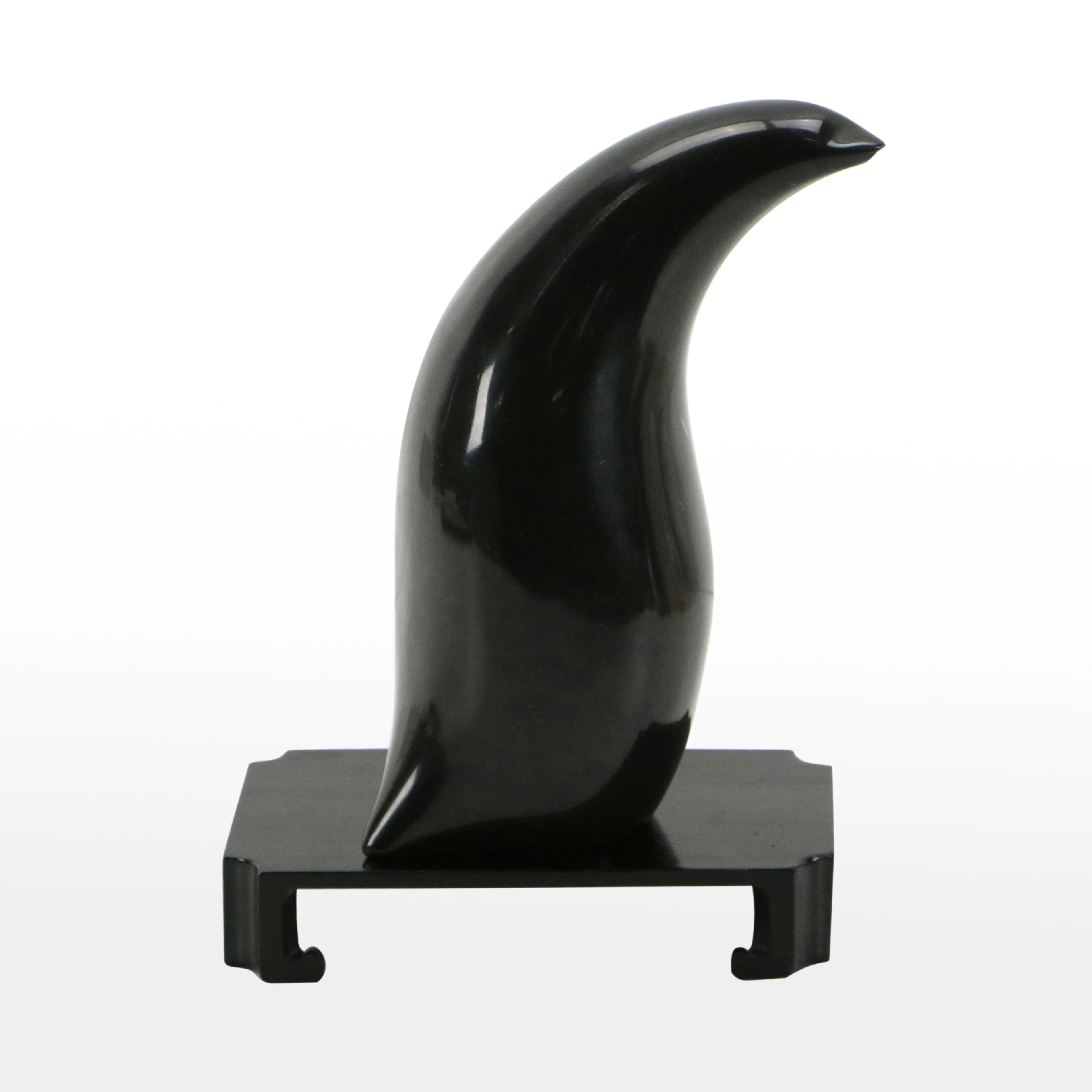 Polished Stone in Curved Form in the Manner of Michael Prentice