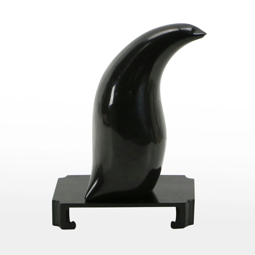 Polished Stone in Curved Form in the Manner of Michael Prentice