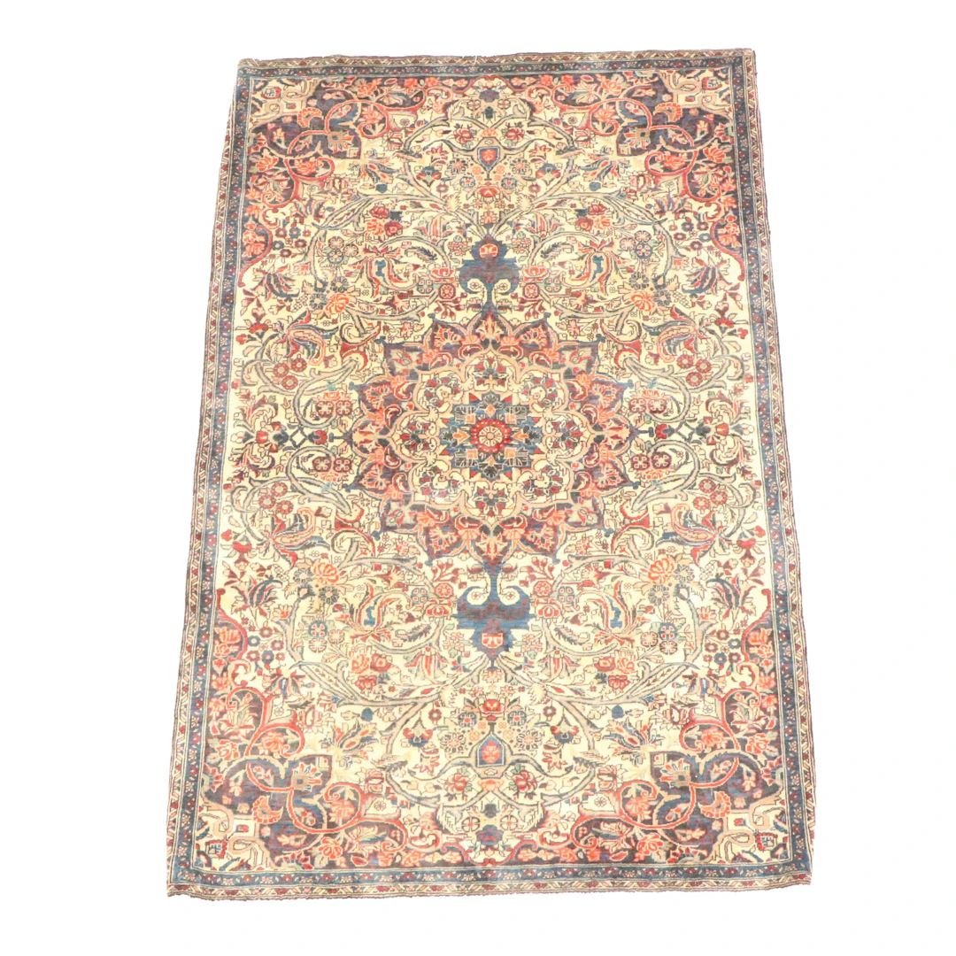 3'7 x 5'11 Hand-Knotted Persian Kermanshah Style Area Rug