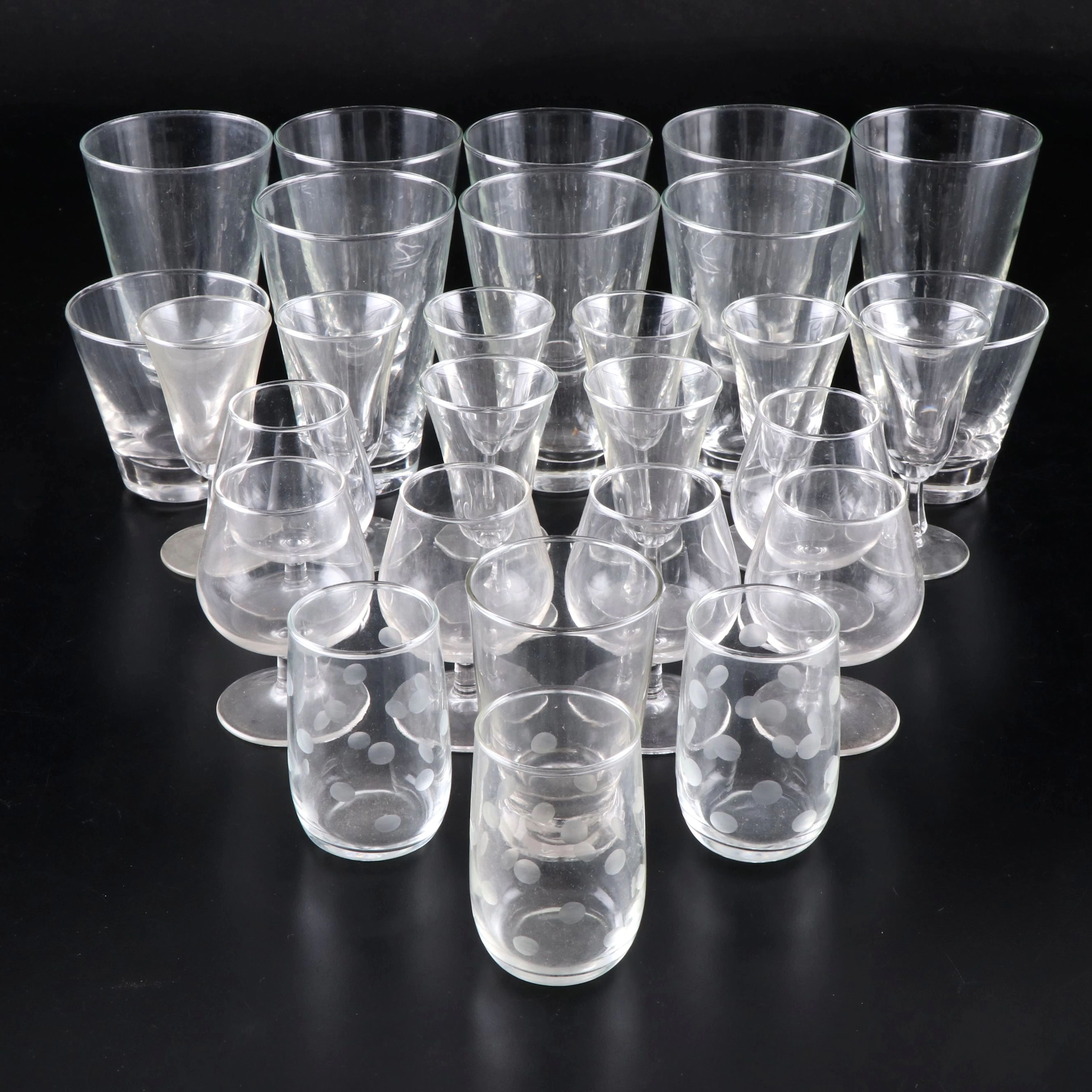 Libbey Highball Glasses, Polka Dot Tumblers, and More Drinkware