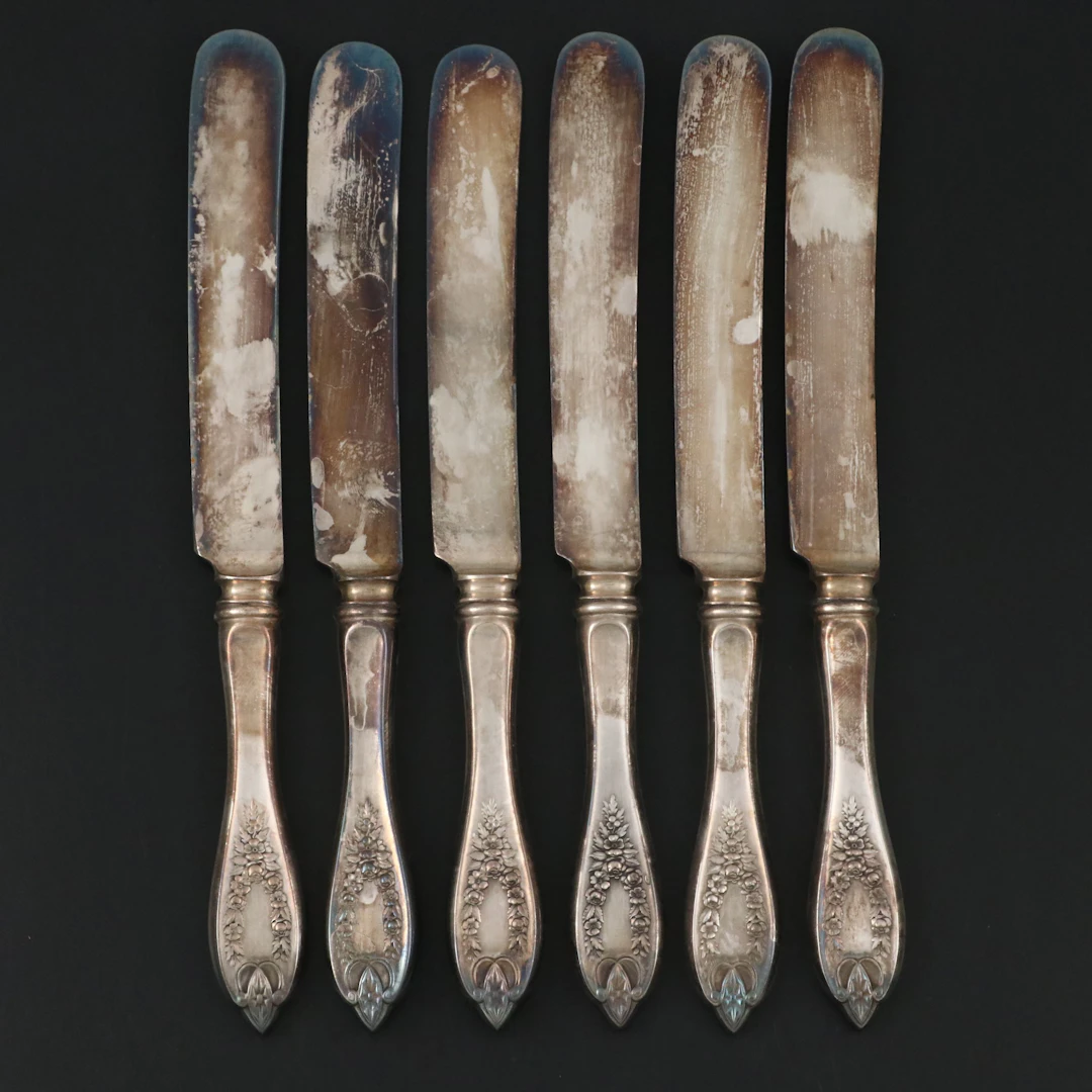 Rogers Bros. "Old Colony" Silver Plated Knives, Early to Mid-20th C.