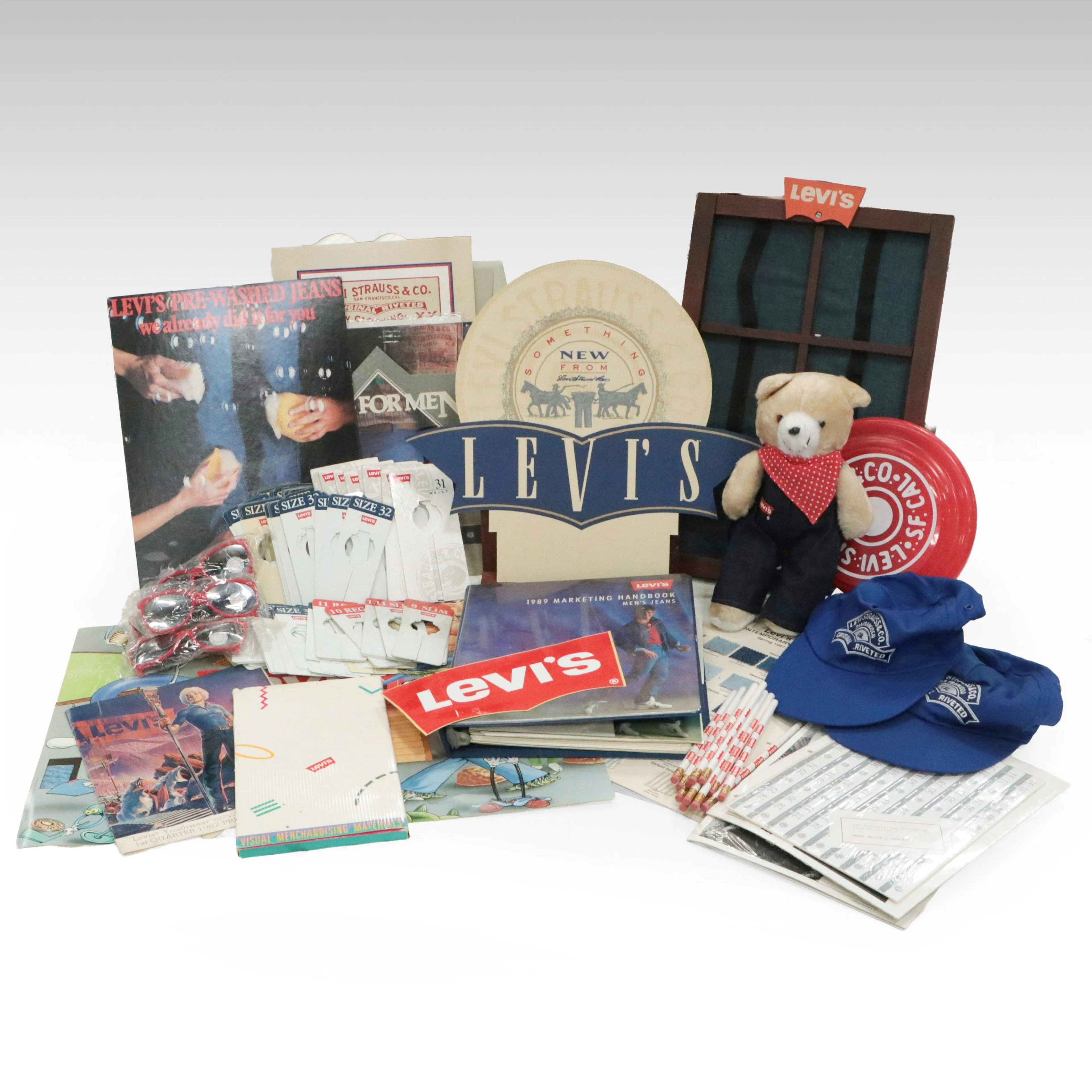 Levi's Marketing Handbook, Store Displays and Vintage Promotional Collectibles