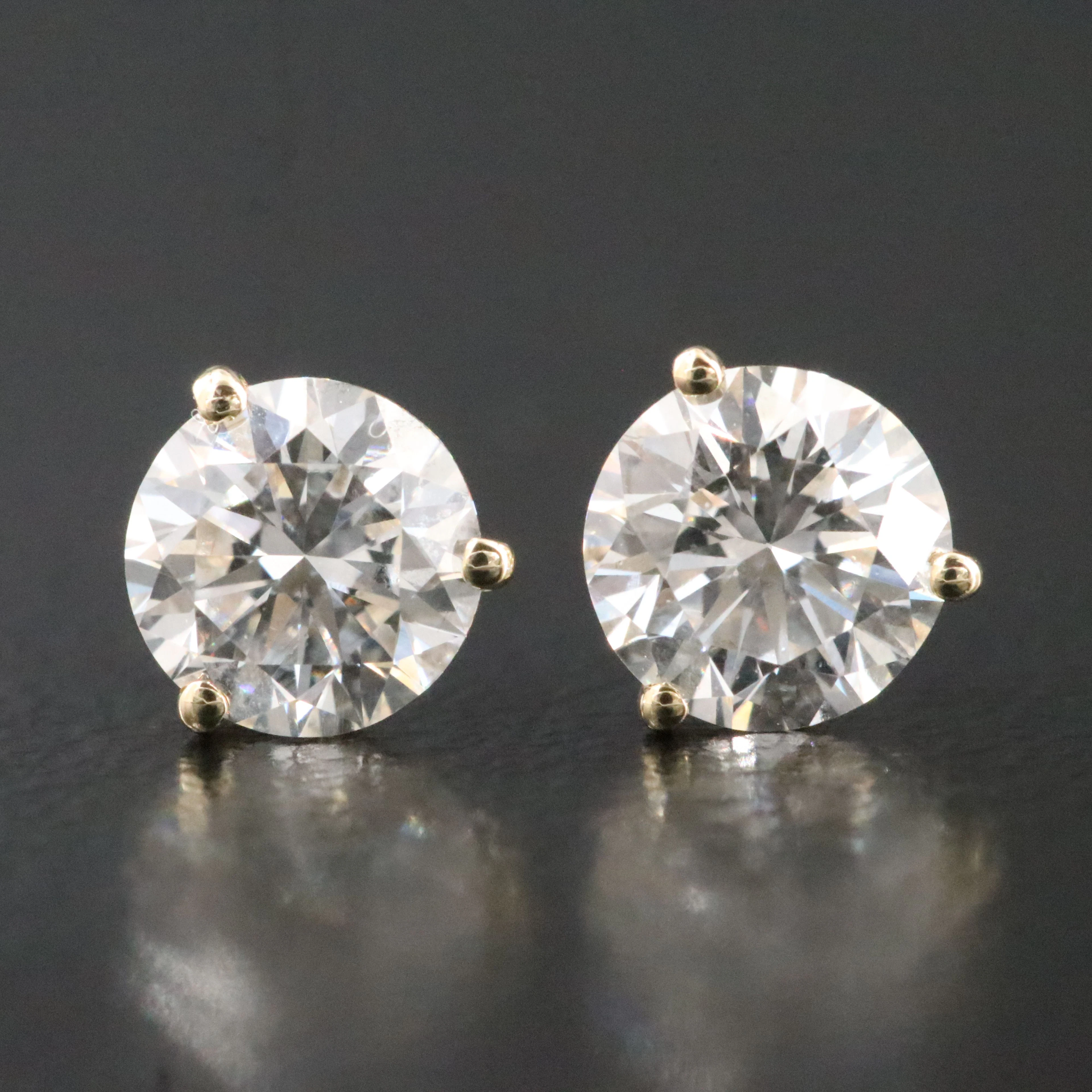 14K 1.01 CTW Lab Grown Diamond Stud Earrings