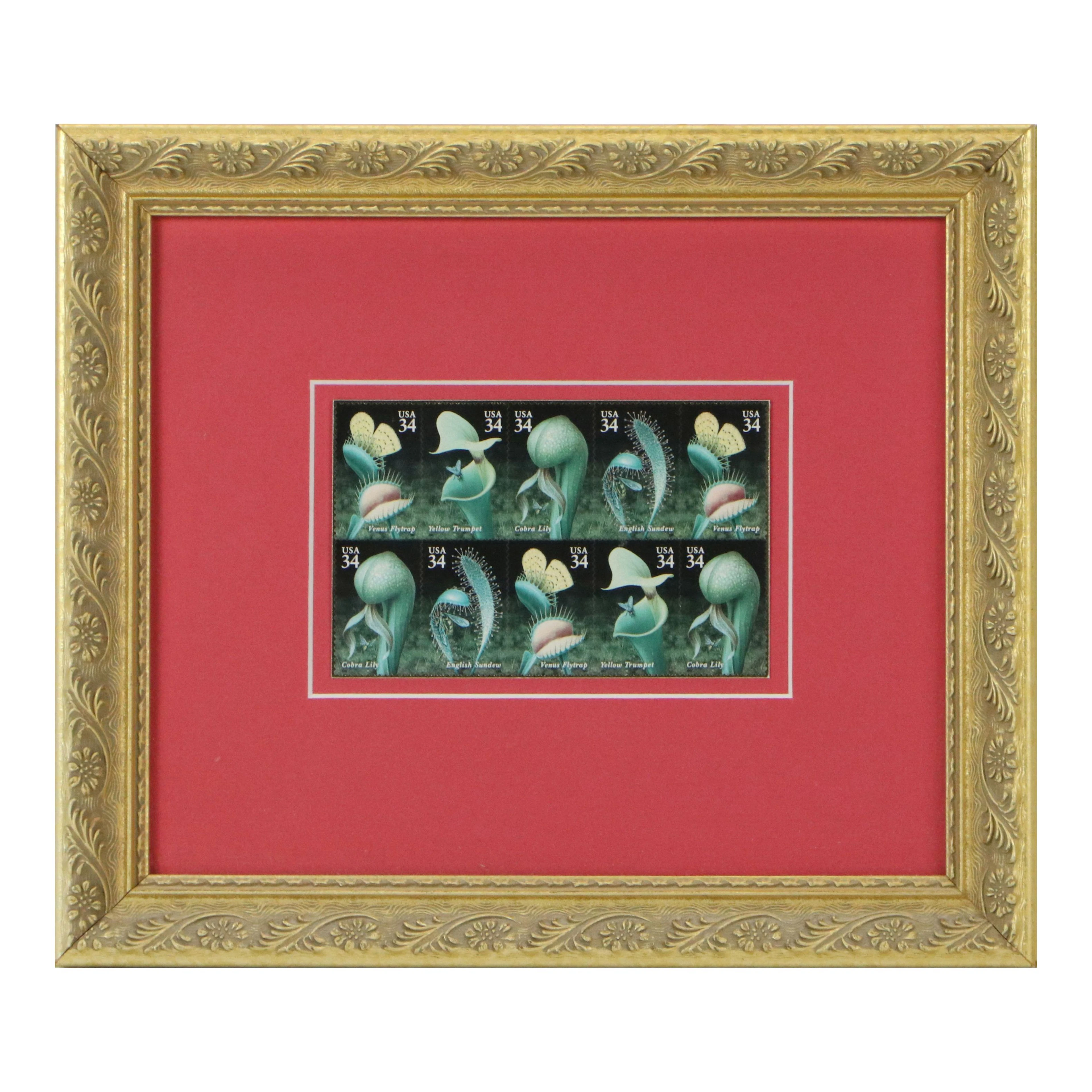 Postal Stamps of Carnivorous Plants, Circa 2001