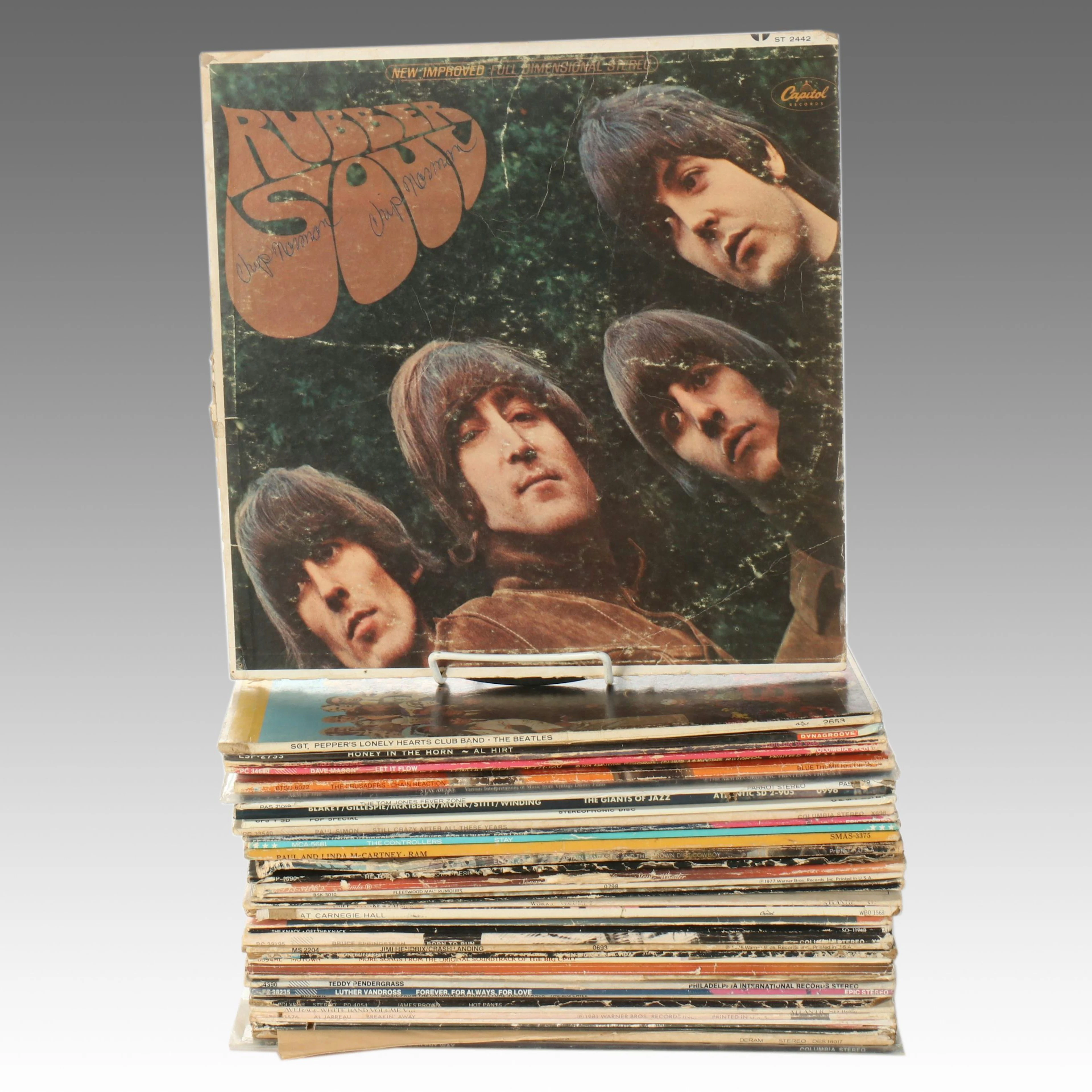 The Beatles "Rubber Soul" and More Vintage Vinyl Record Albums