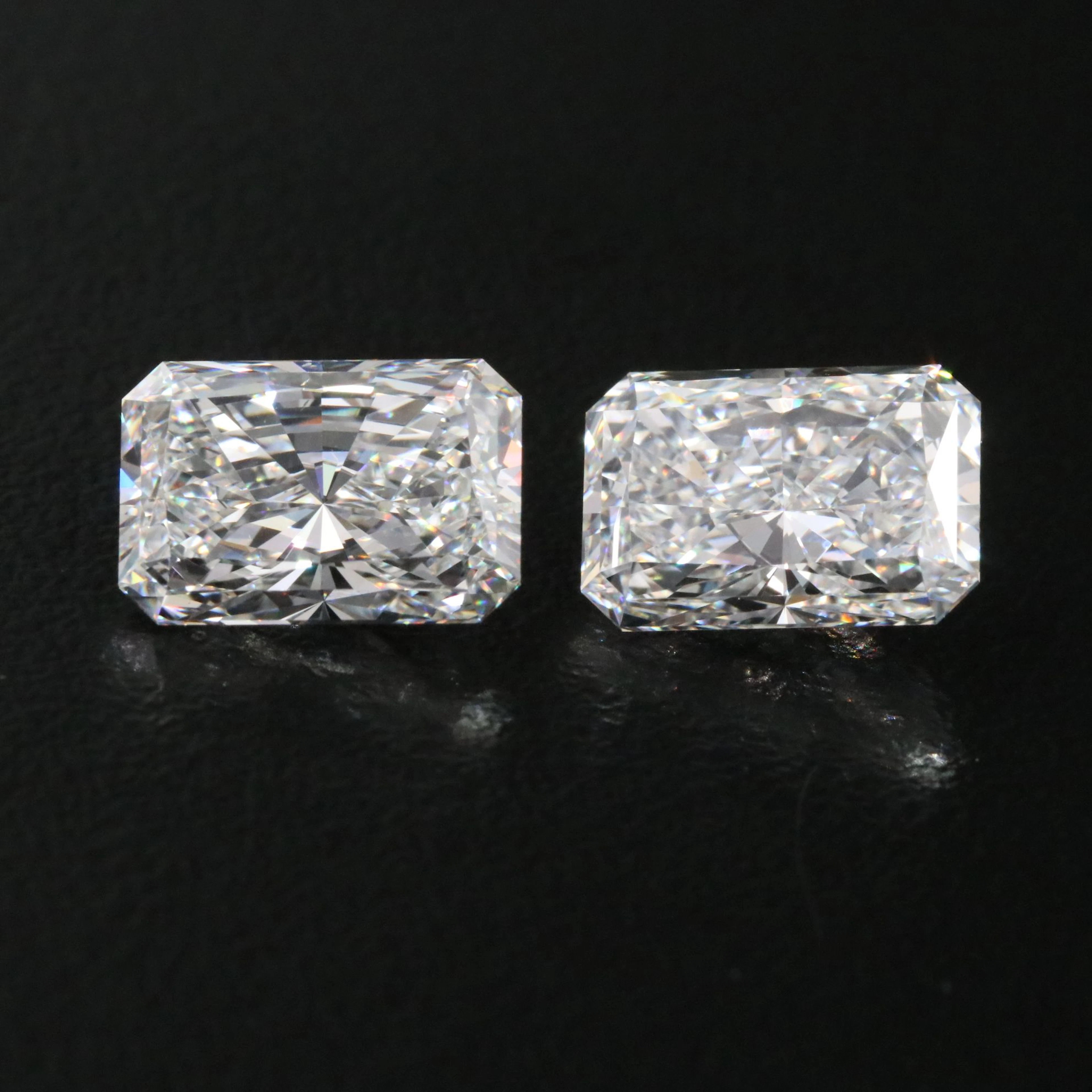 Loose 5.86 CTW Matched Pair Lab Grown Diamonds with IGI Reports
