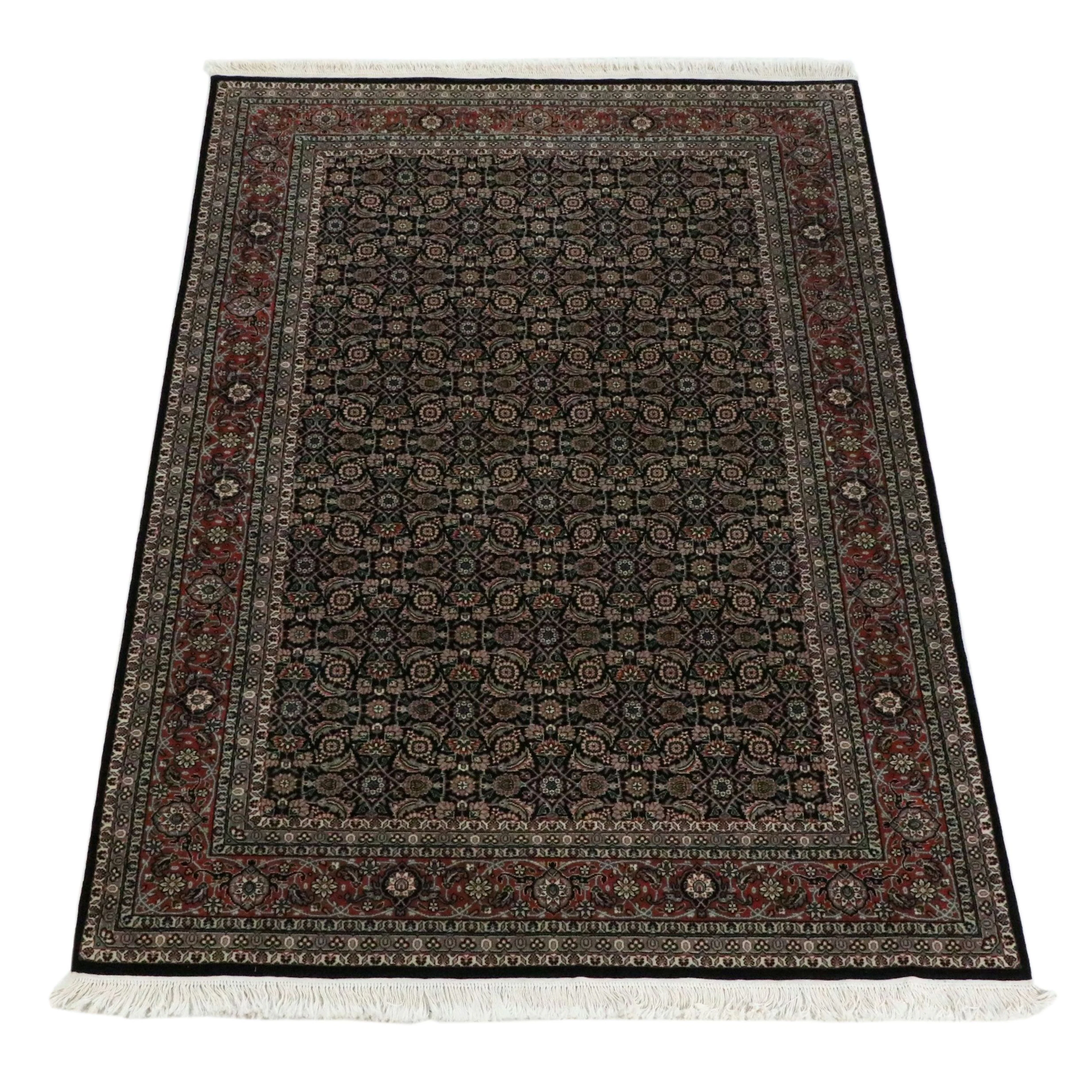 6'1 x 9'7 Hand-Knotted Persian Veramin Style Area Rug