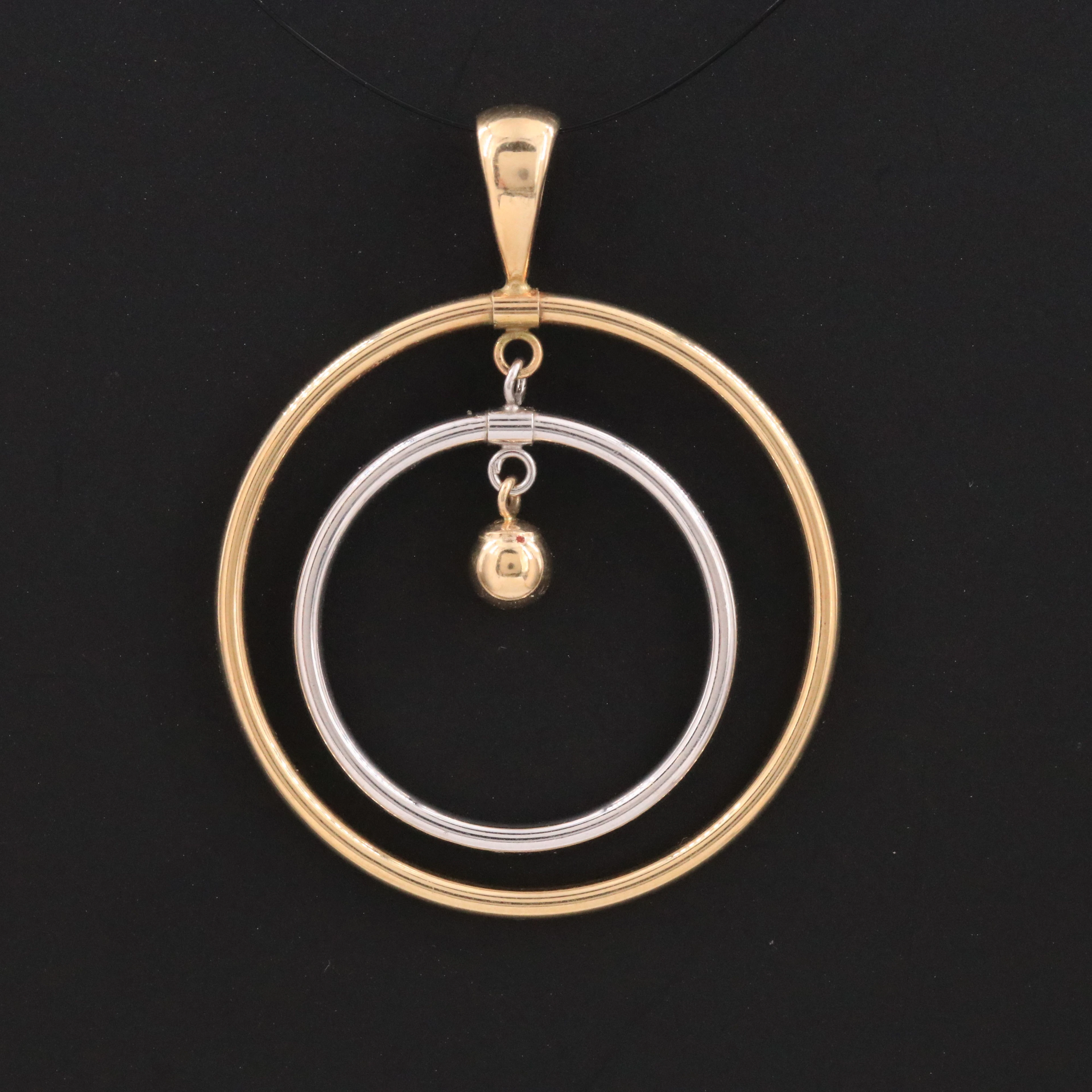 14K Two-Tone Pendant