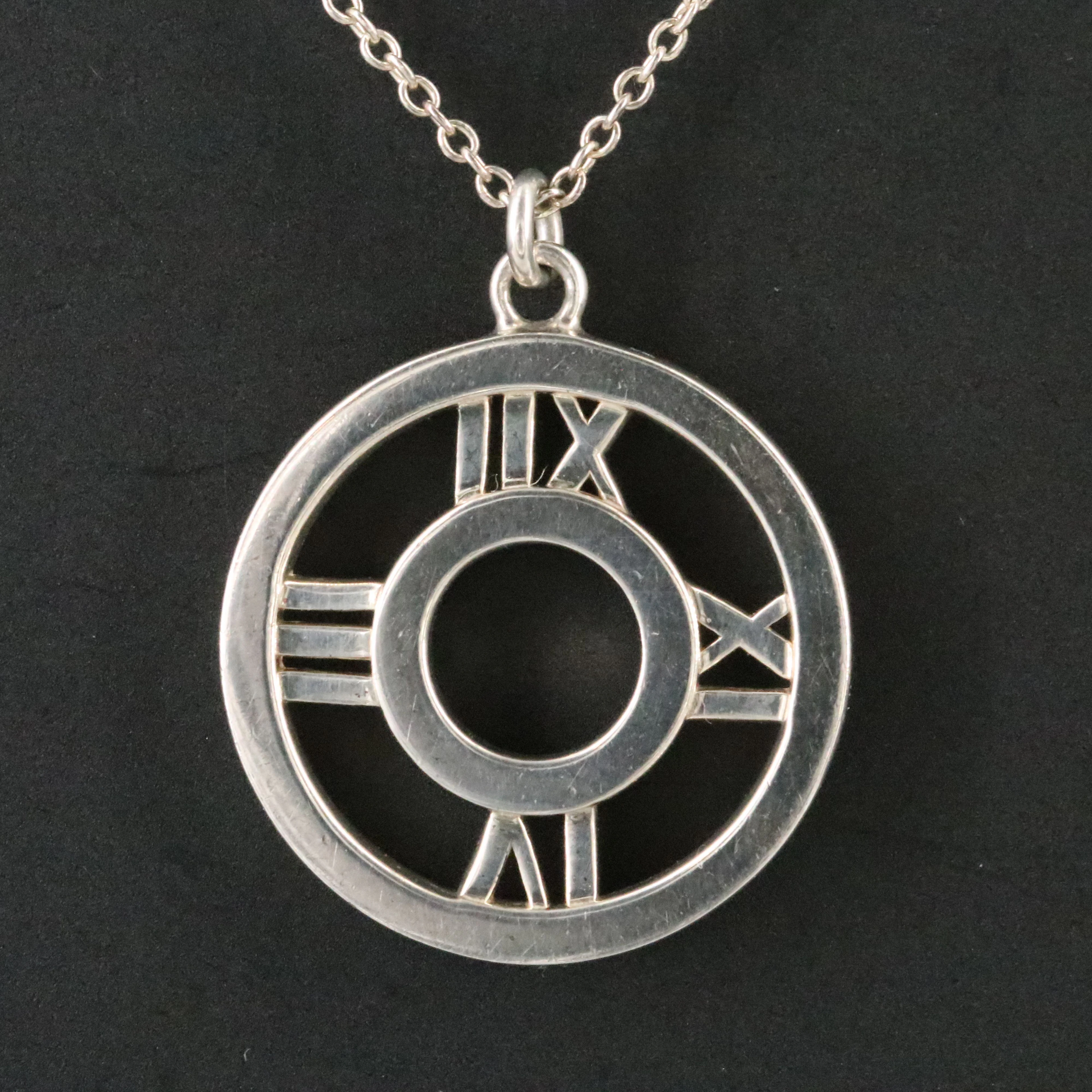 Tiffany & Co. Atlas Sterling Circle Necklace
