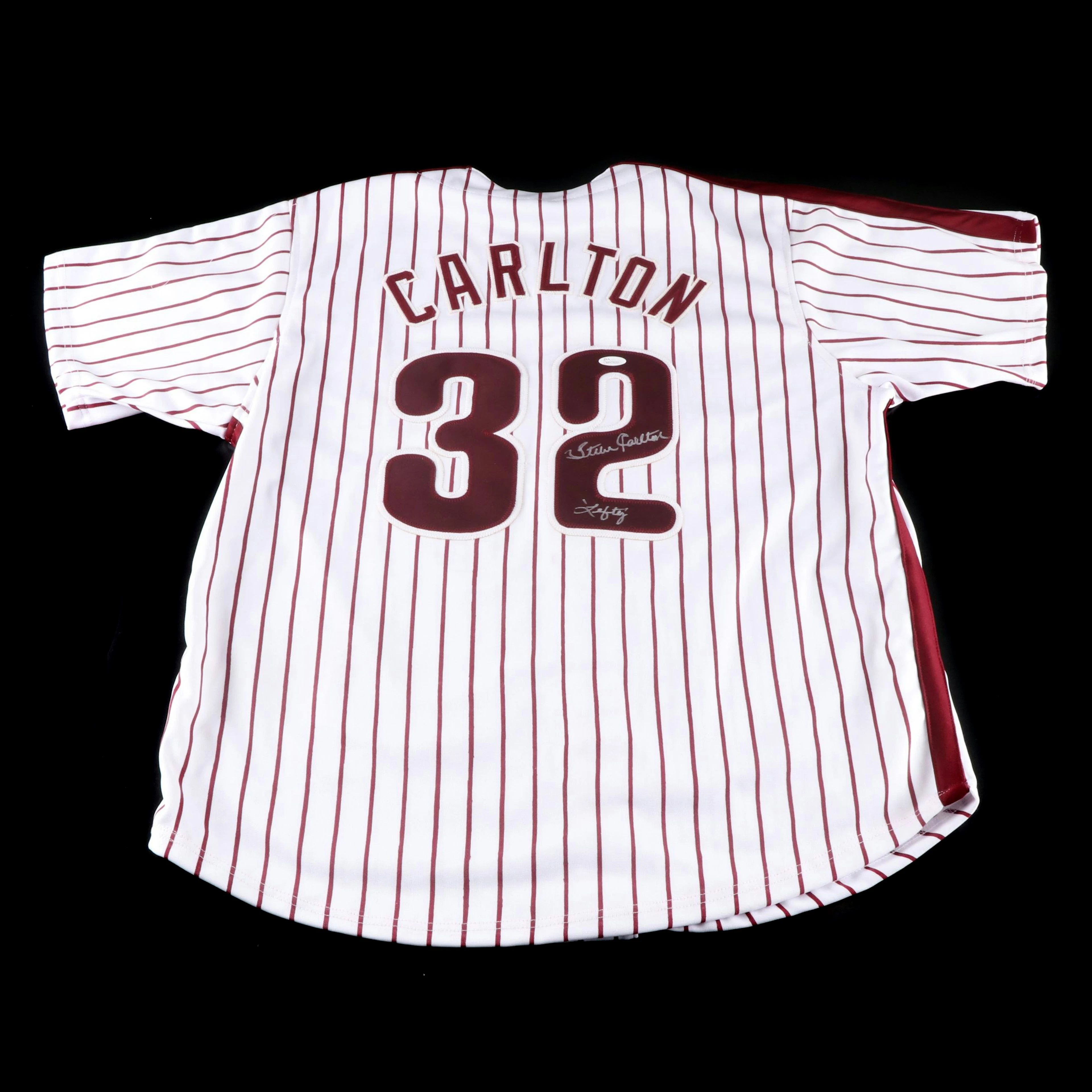 Steve Carlton Signed "Lefty" Philadelphia Phillies Baseball Jersey, JSA