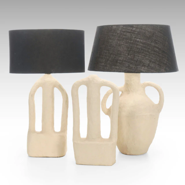 California Modern Style Ceramic Table Lamps and Décor, Contemporary