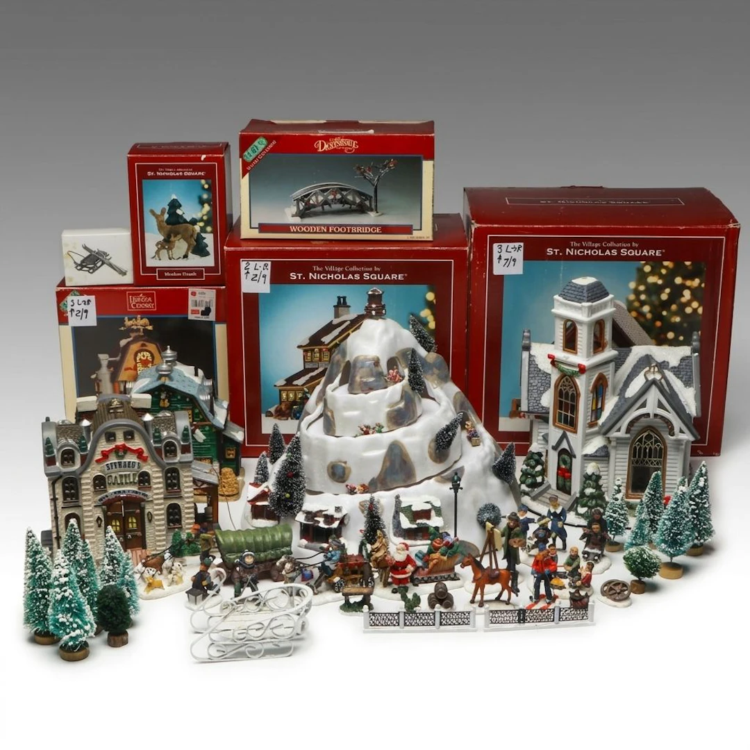 St. Nicholas Square "Holiday Hill", "Country Chapel" and More Village Décor