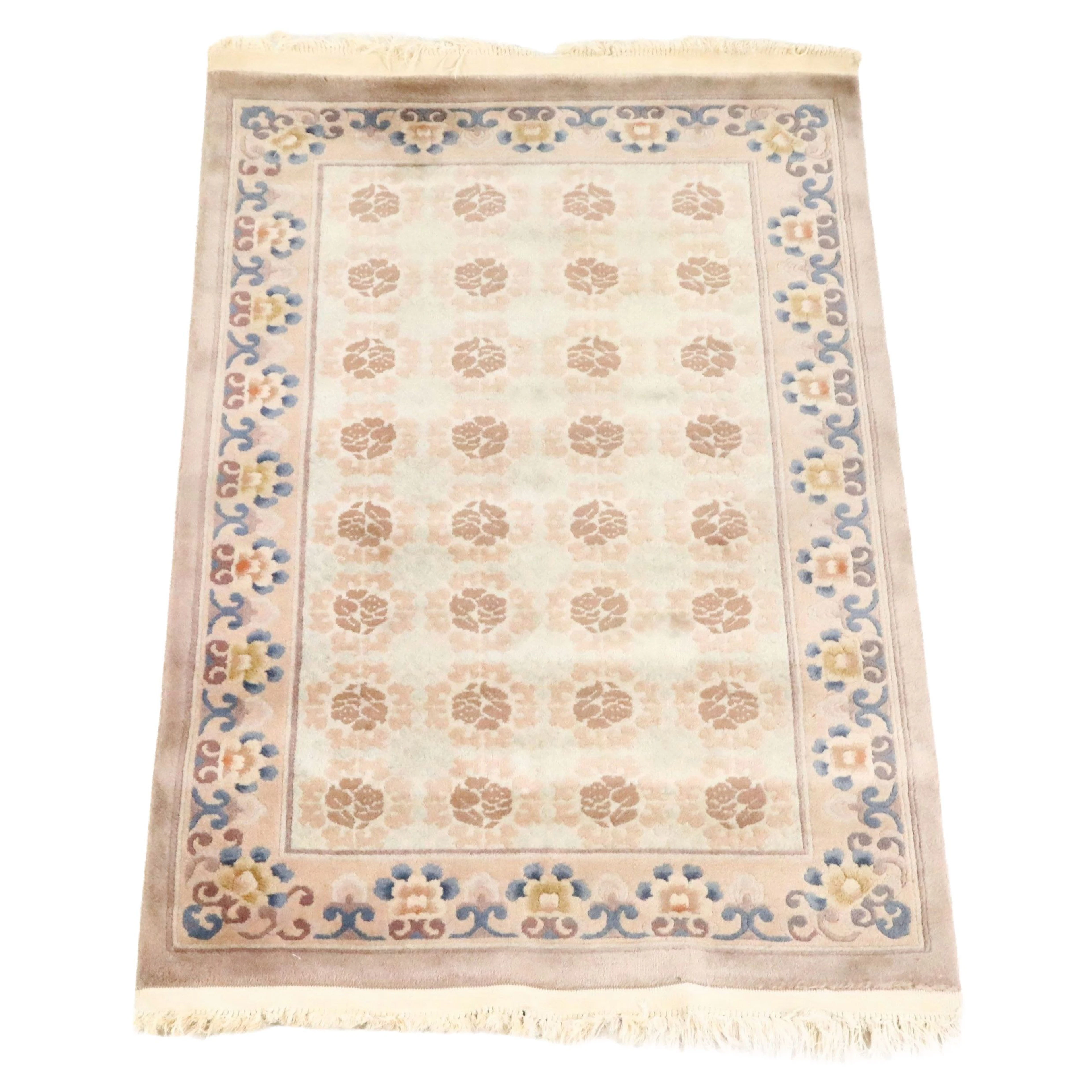 3'5 x 5'10 Hand-Knotted Ch'ing Dynasty 90 Line Series Area Rug