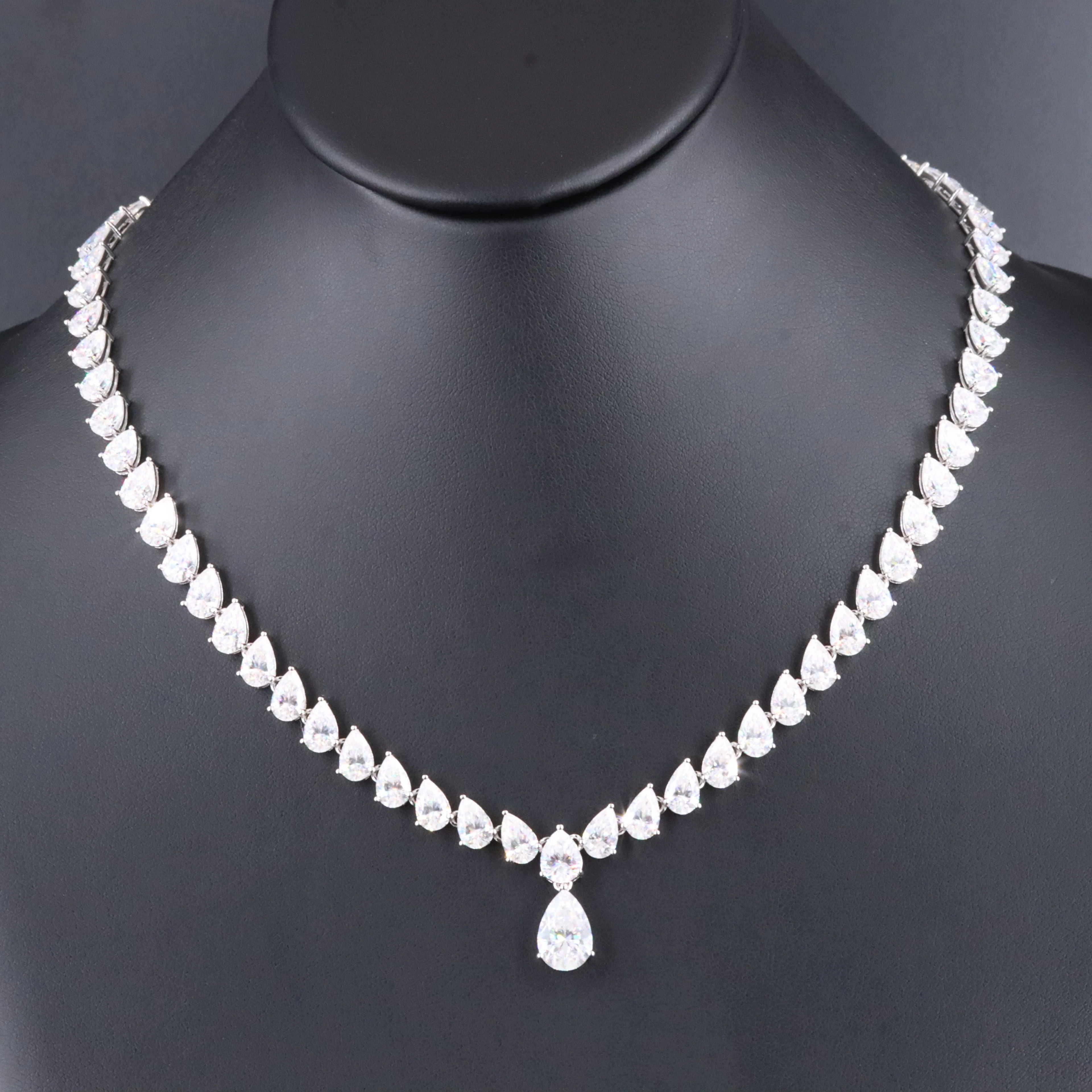 Sterling Moissanite Necklace