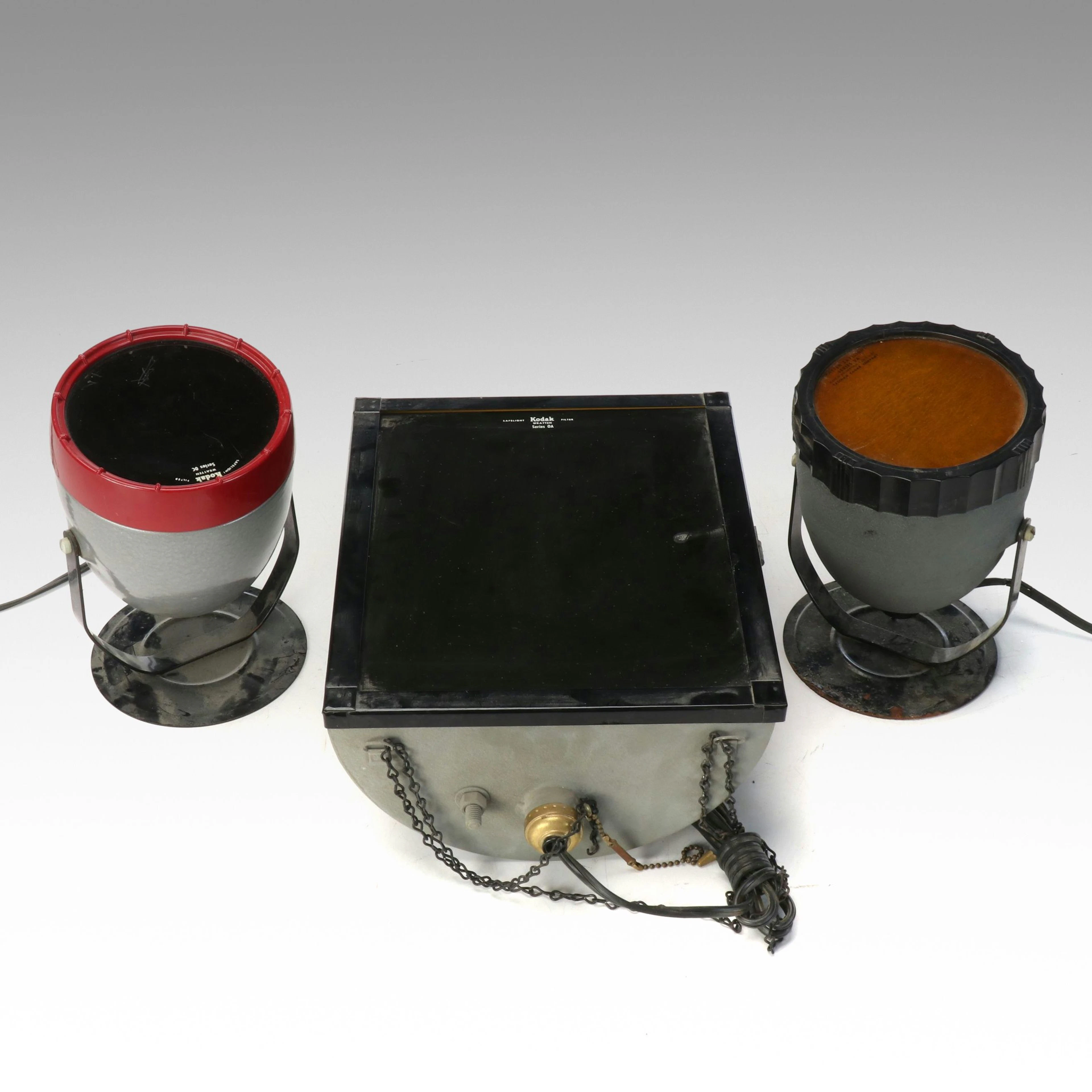 Darkroom Kodak Series OC Safelight Filter, Lamp Model C and Other Lamp