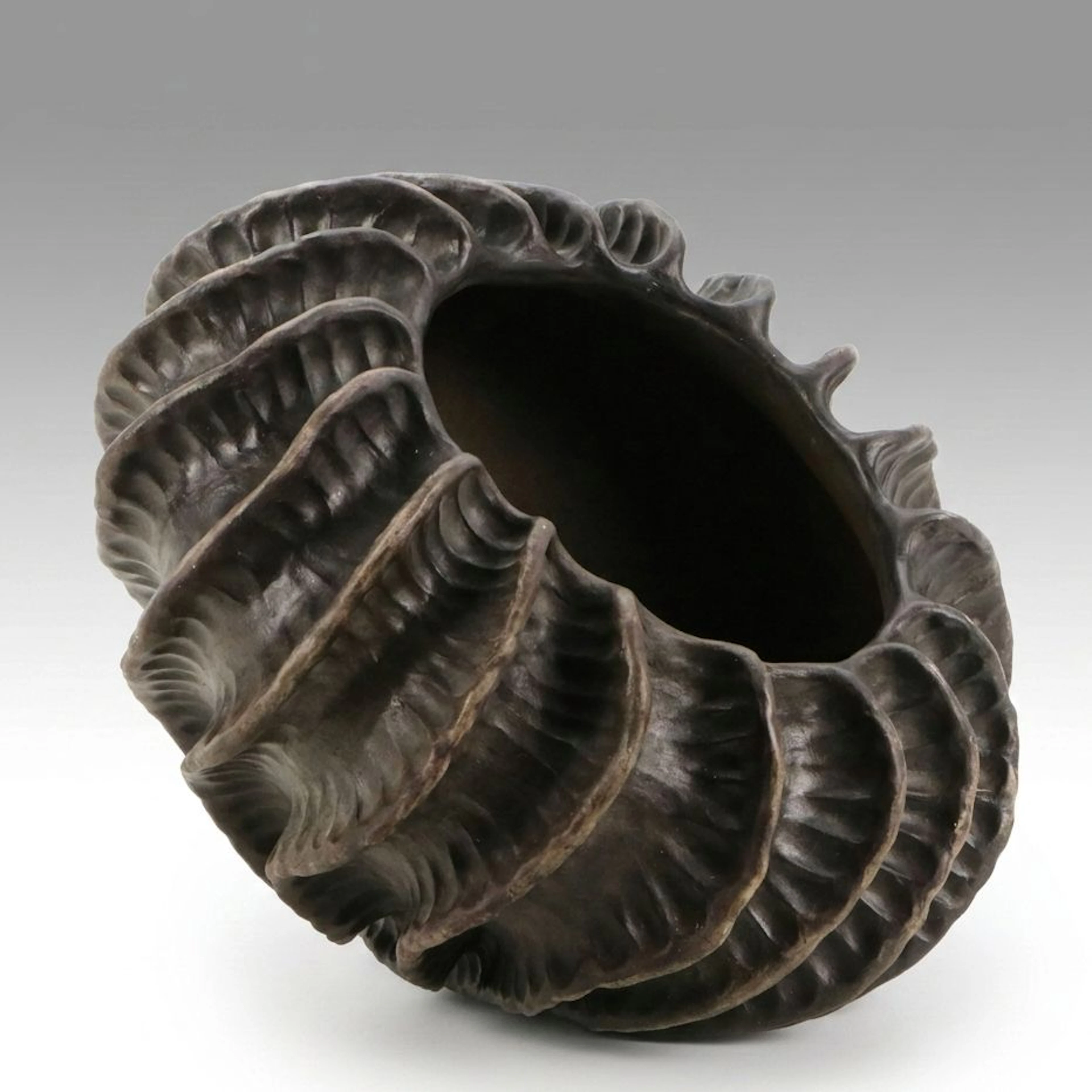 Brenda Tarbell Large Biomorphic Ceramic Sculptural Vessel