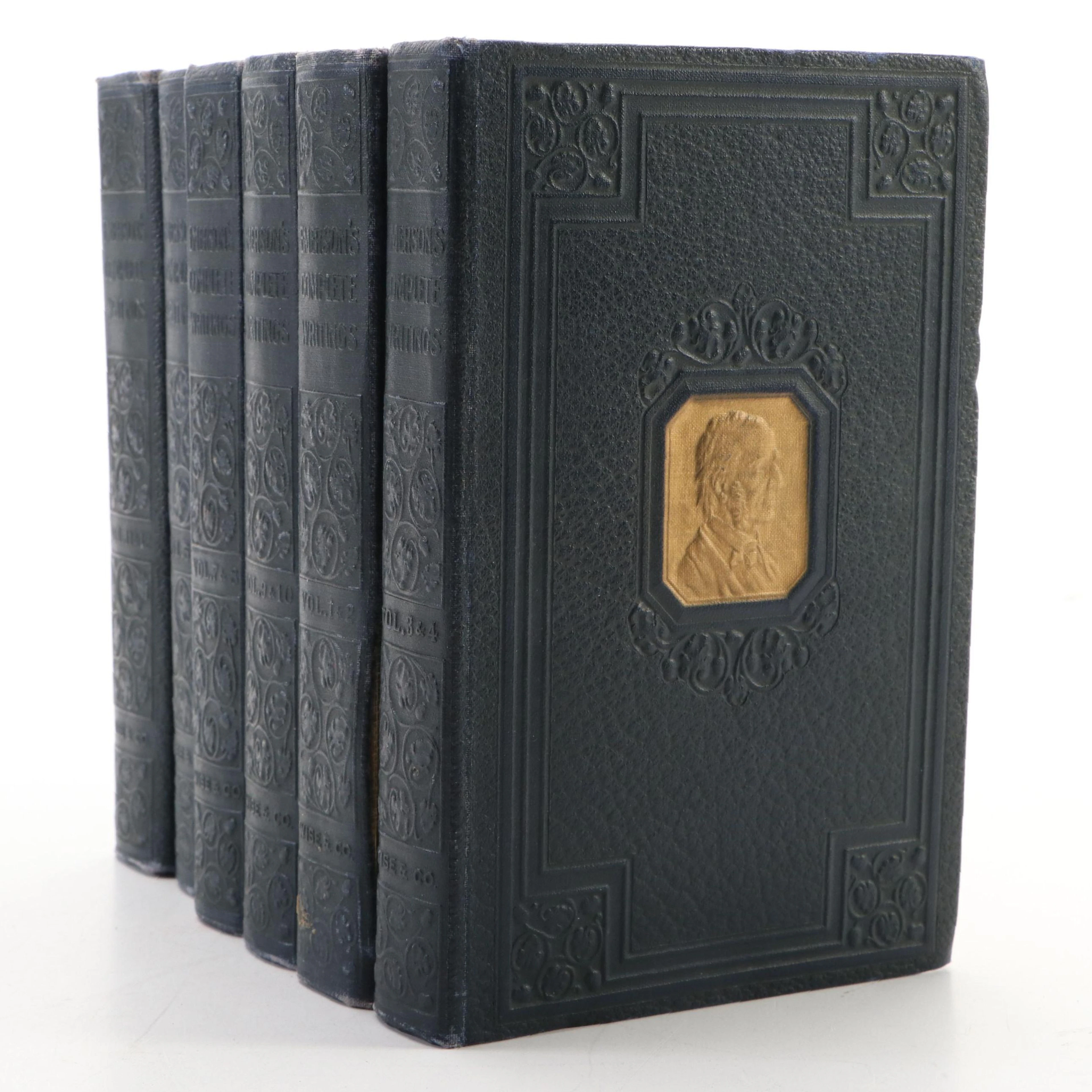 "The Complete Works of Ralph Waldo Emerson" Six-Volume Set, 1926