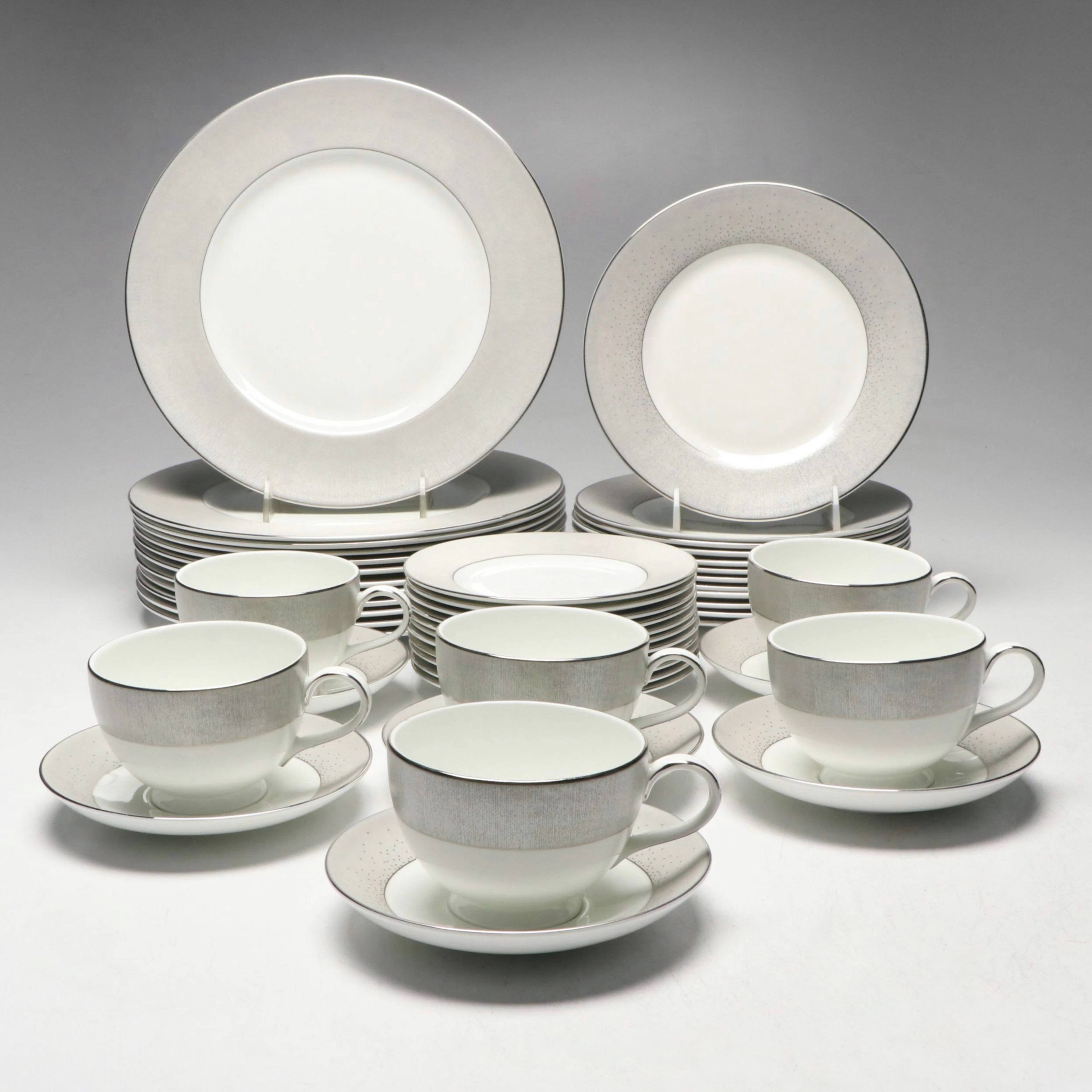 Monique Lhuillier for Waterford "Stardust" Bone China Dinnerware, 2012-2017