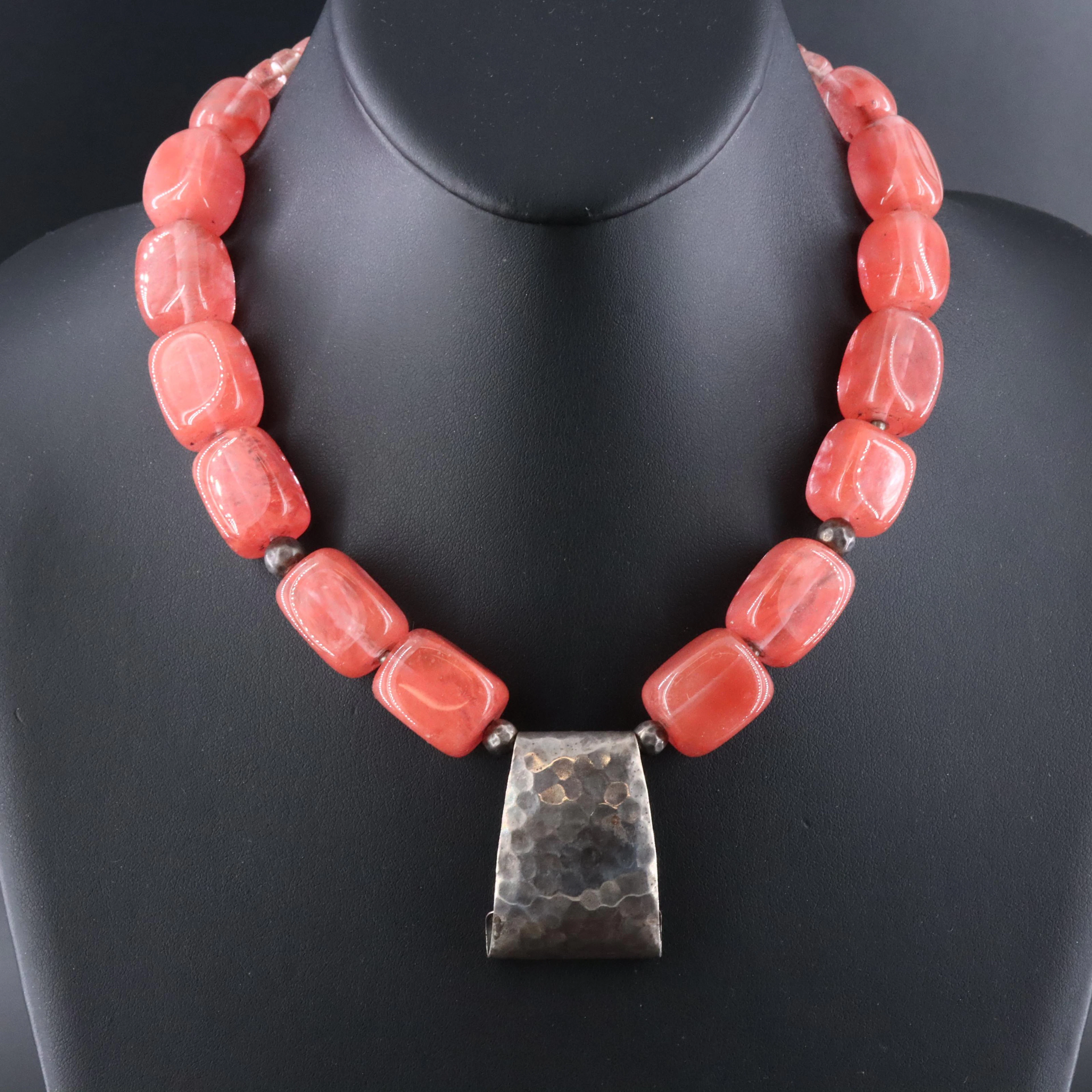 Silpada Sterling Glass Bead Necklace