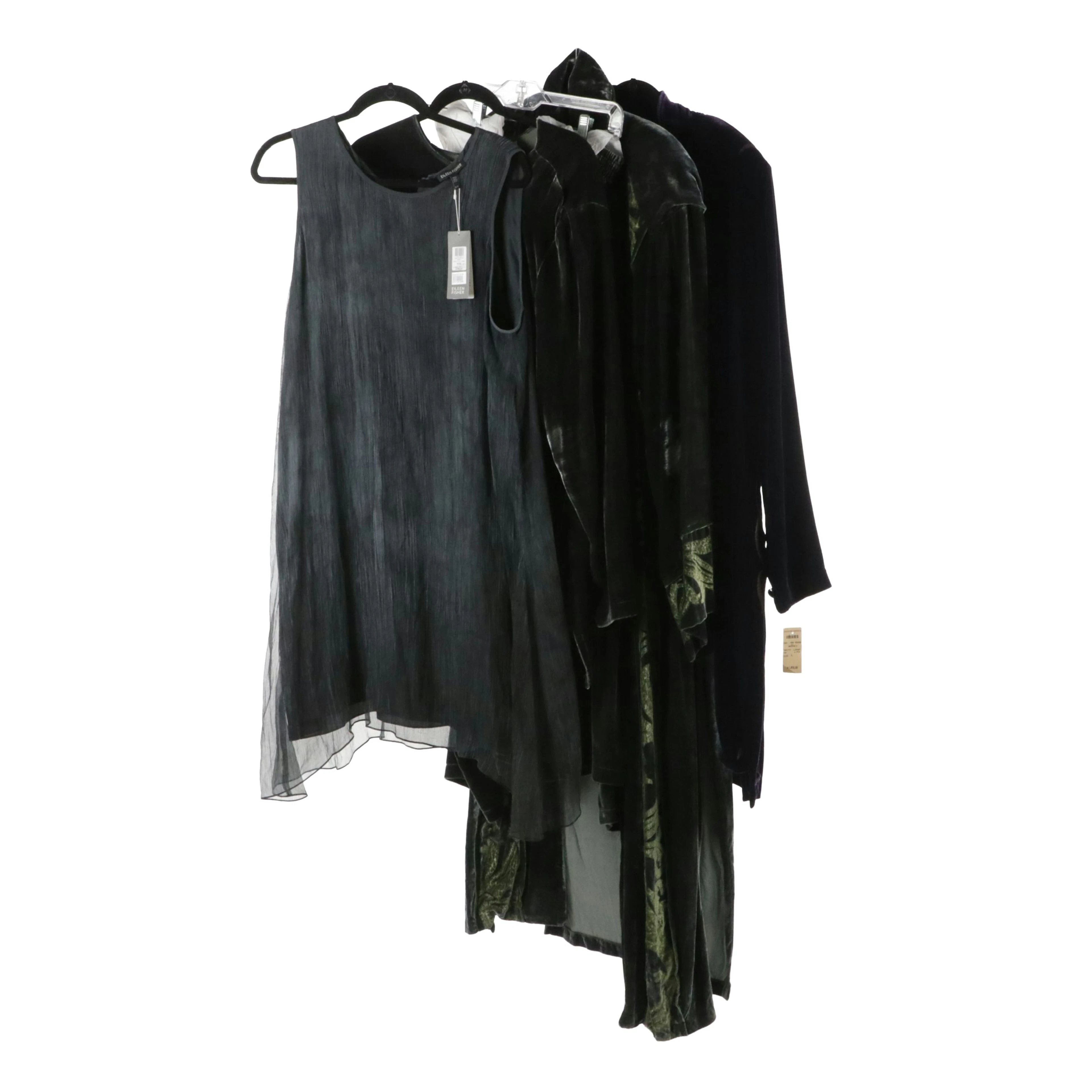 Catherine Bacon for Bergdorf Goodman 2-Piece Sets and Eileen Fisher Silk Dress
