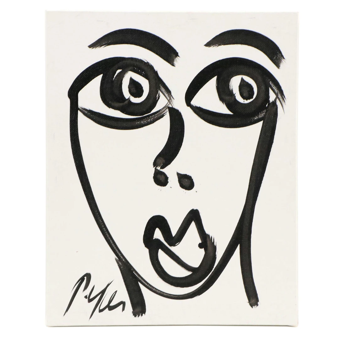 Peter Keil Portrait Acrylic Painting