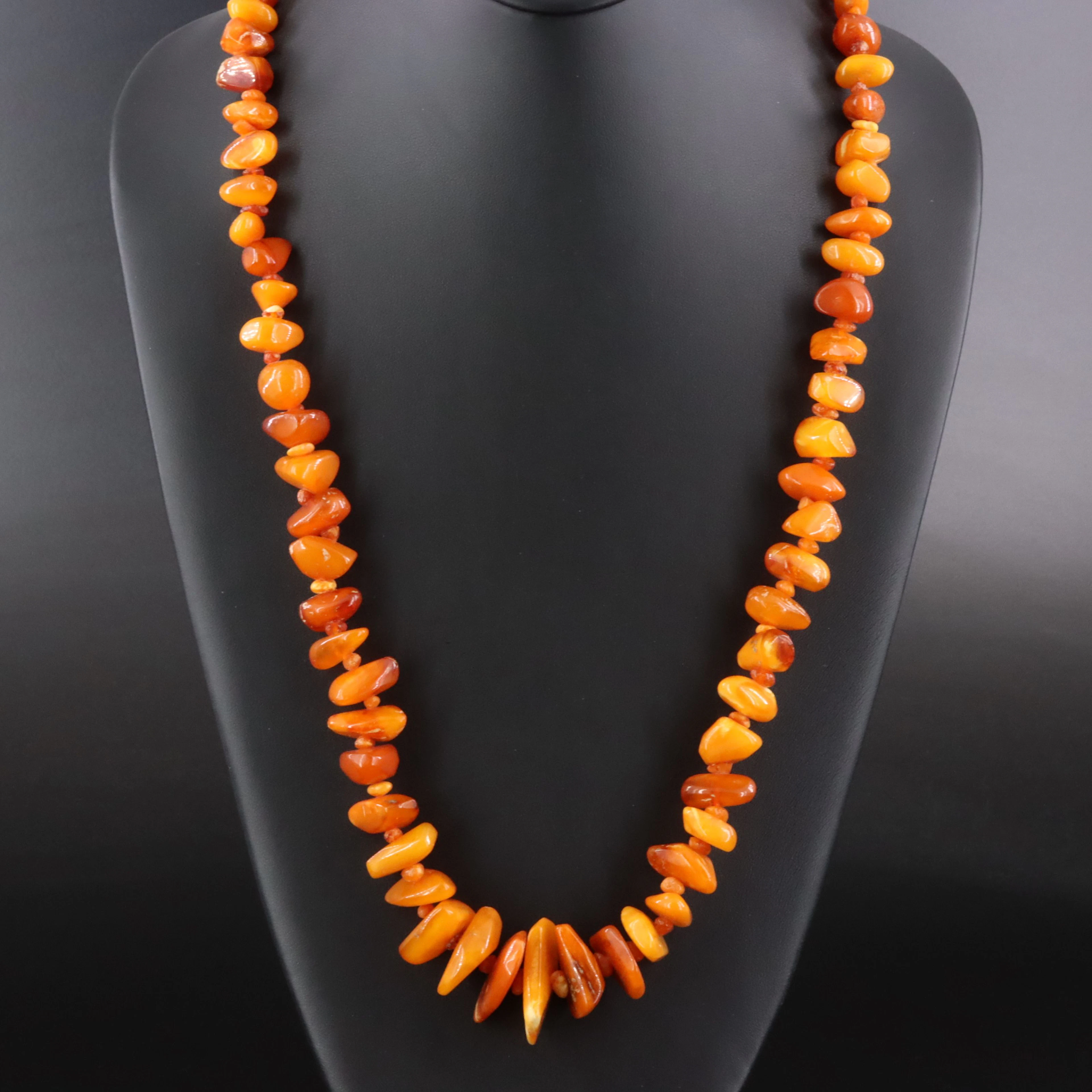 Graduated Amber Necklace