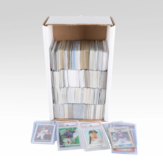 Modern Baseball Card Collection with Graded, Signed, Relics, and More
