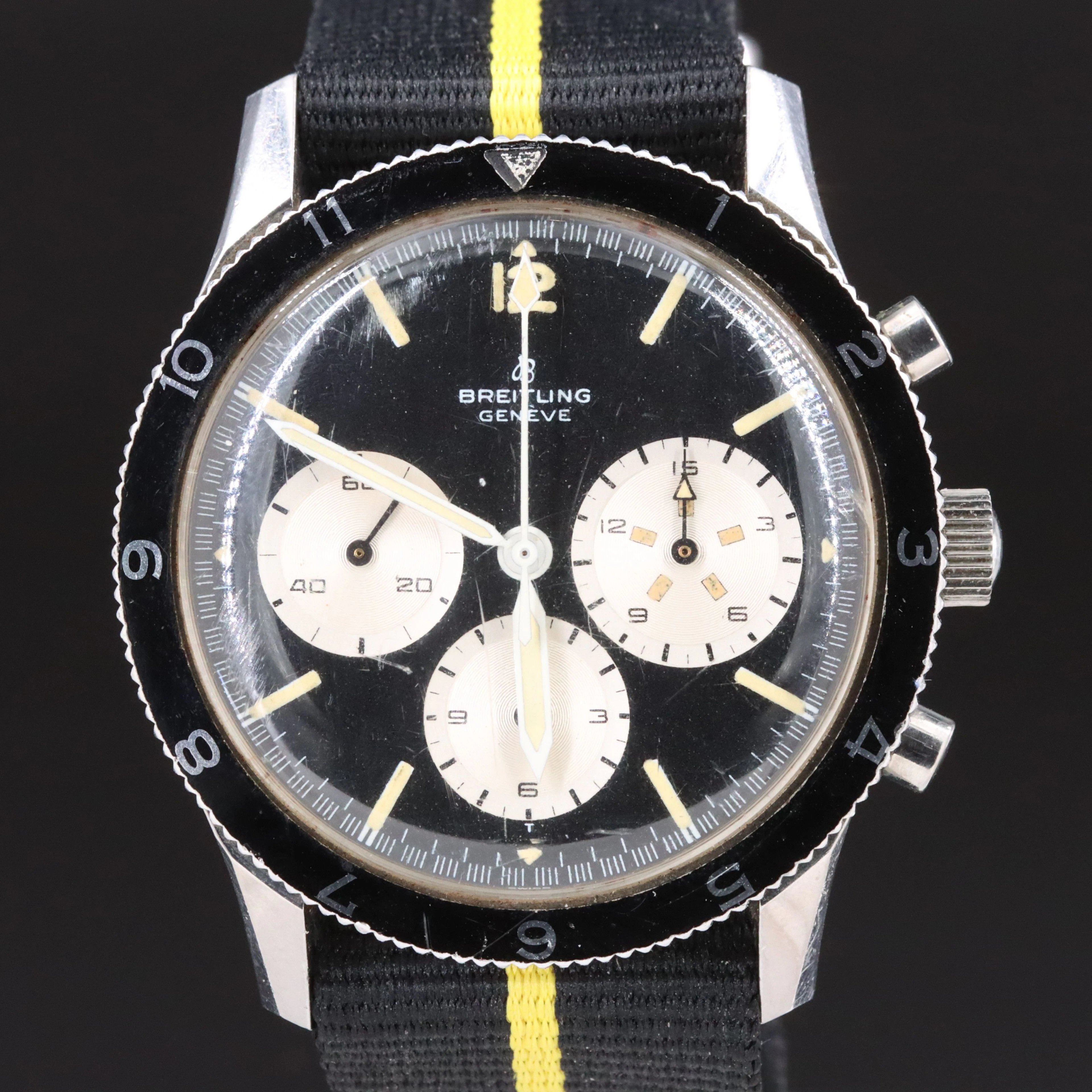 Breitling Co-Pilot Chronograph Vintage Manual Wind Watch # 765CP