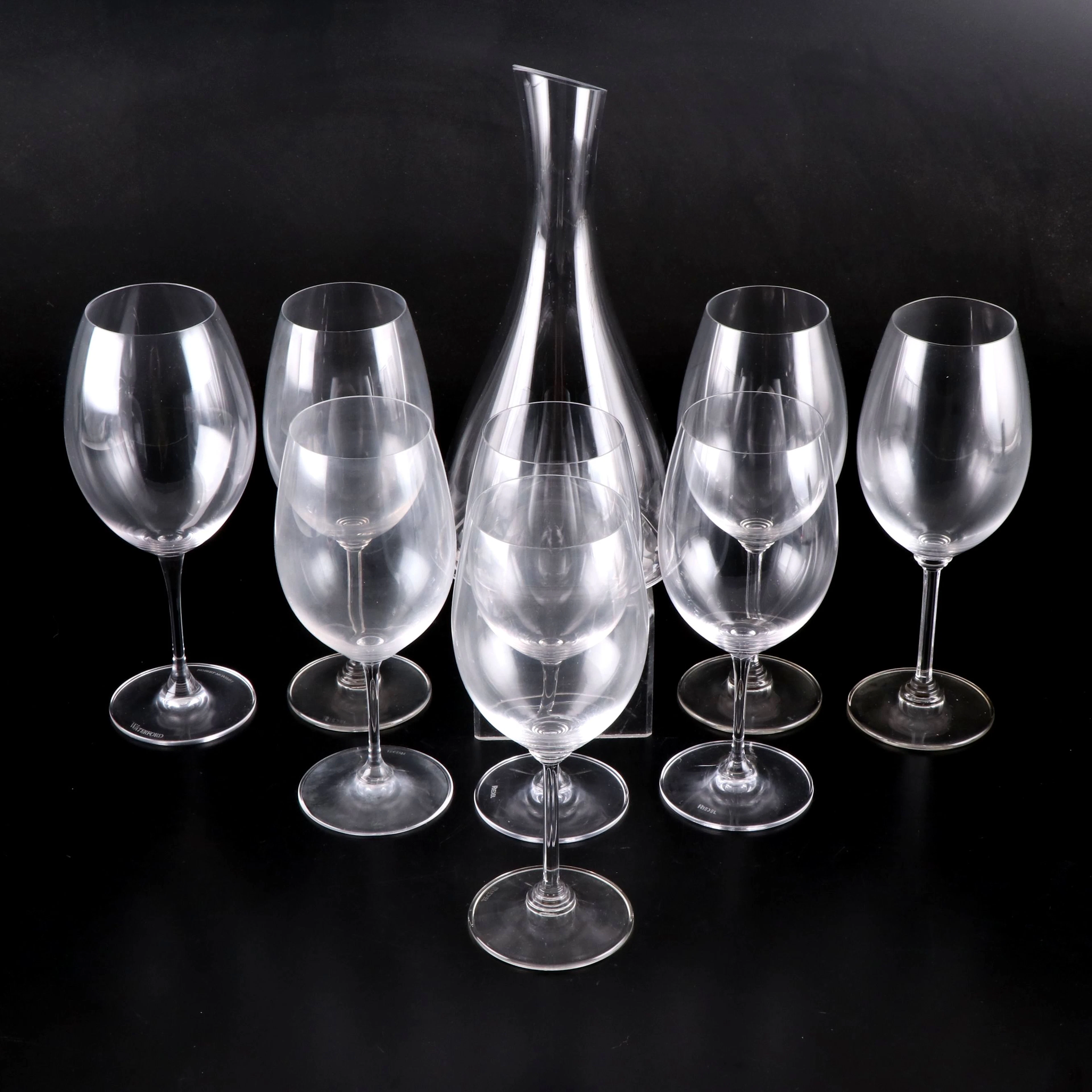 Wine Enthusiast Carafe with Riedel Wine Glasses