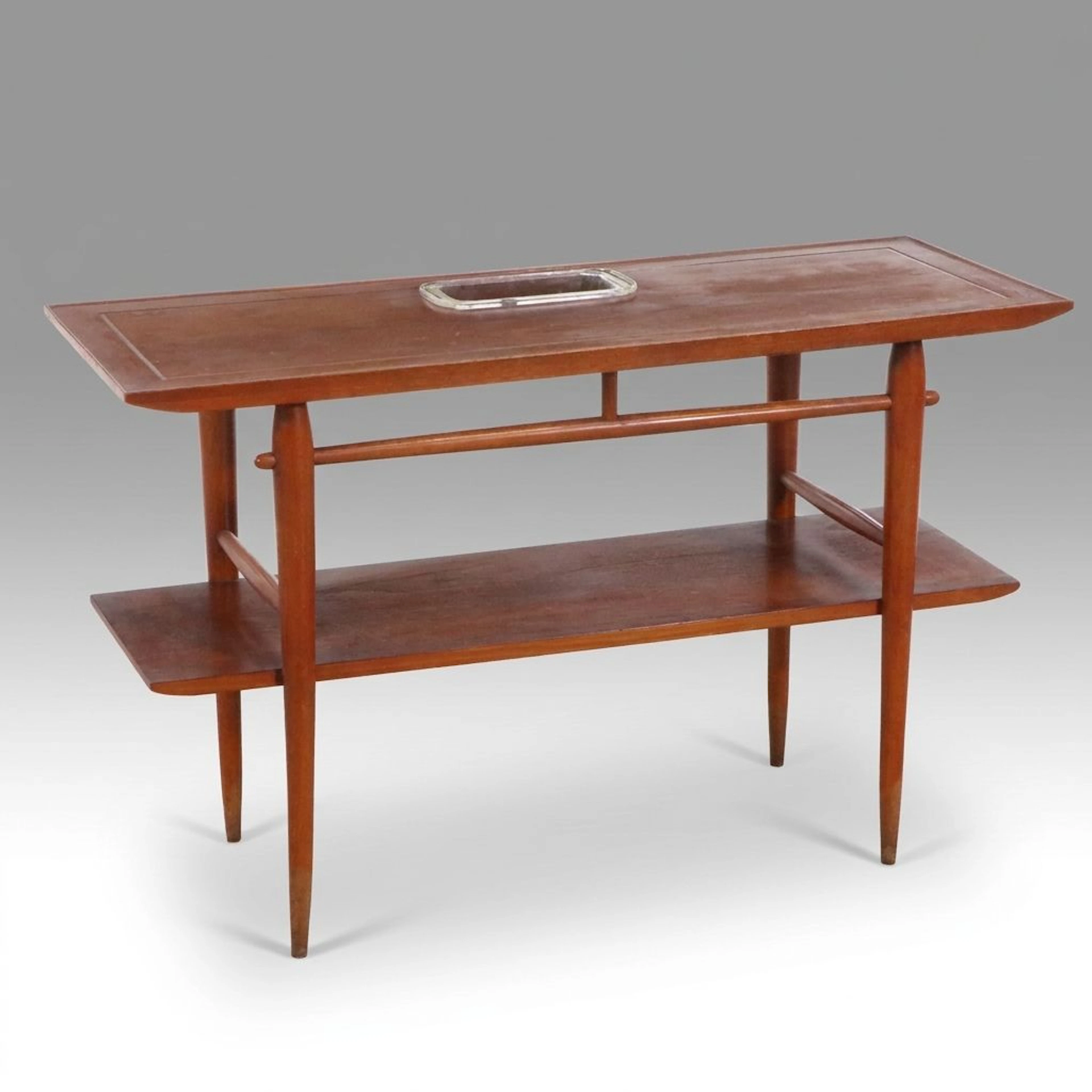 Lane Danish Modern Style "Copenhagen" Console Table, Mid-20th Century