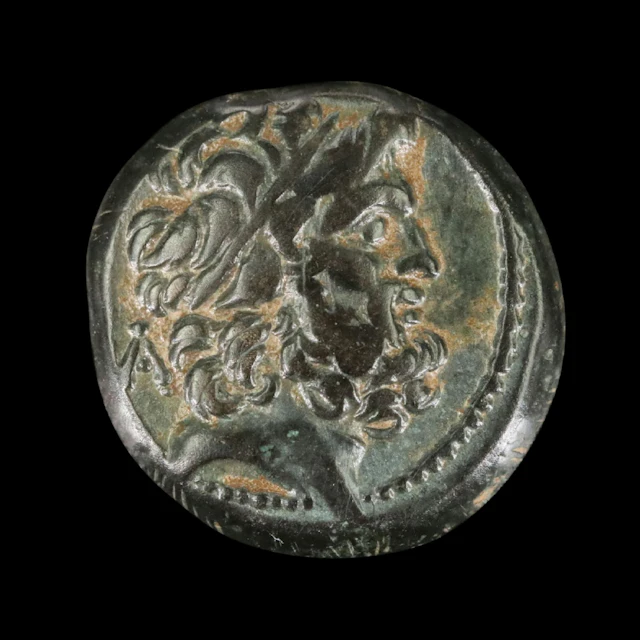 Ancient Greek Bronze Coin, Uncertain Attribution, ca. 300 B.C.