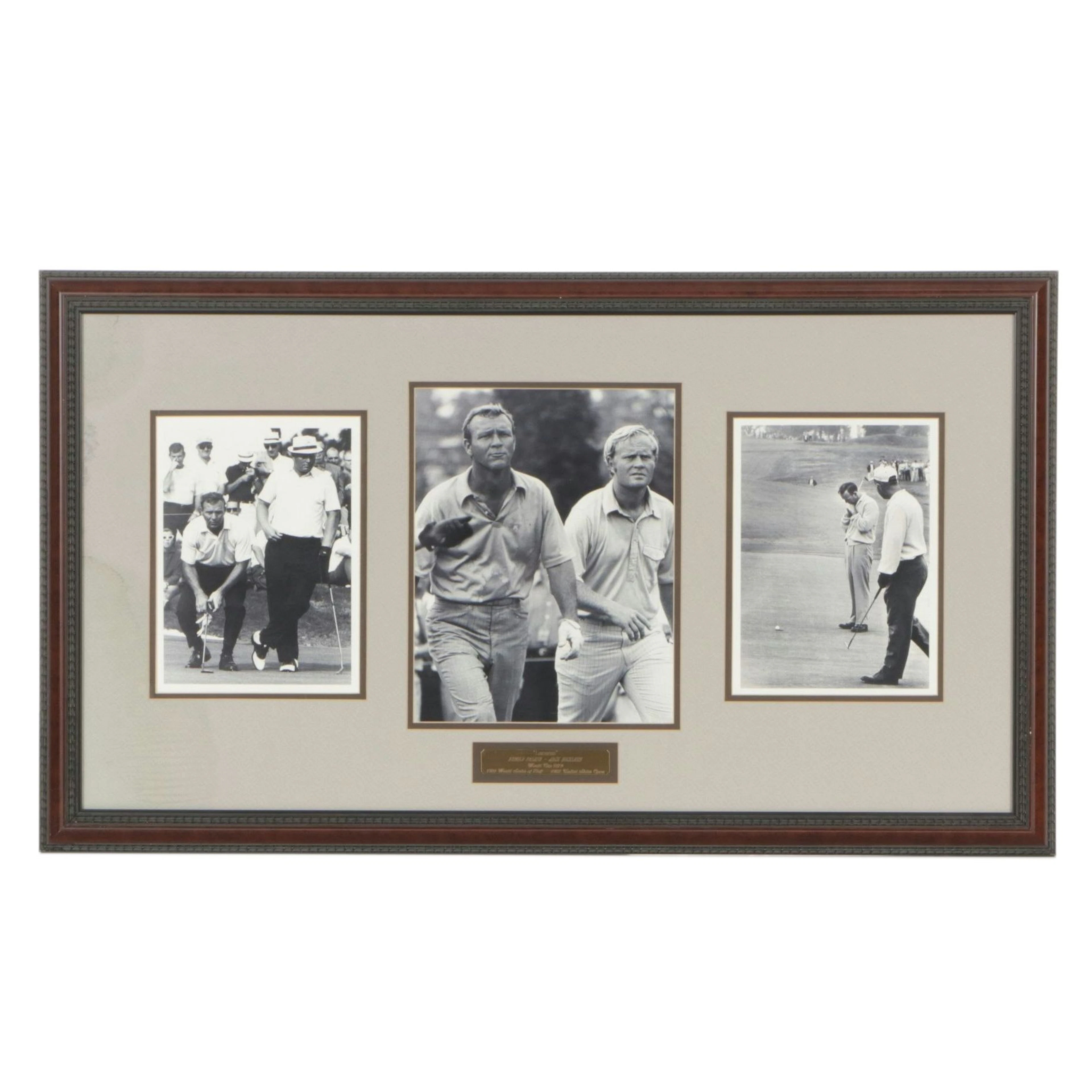 Framed "Legends" Arnold Palmer and Jack Nicklaus Photo Collection