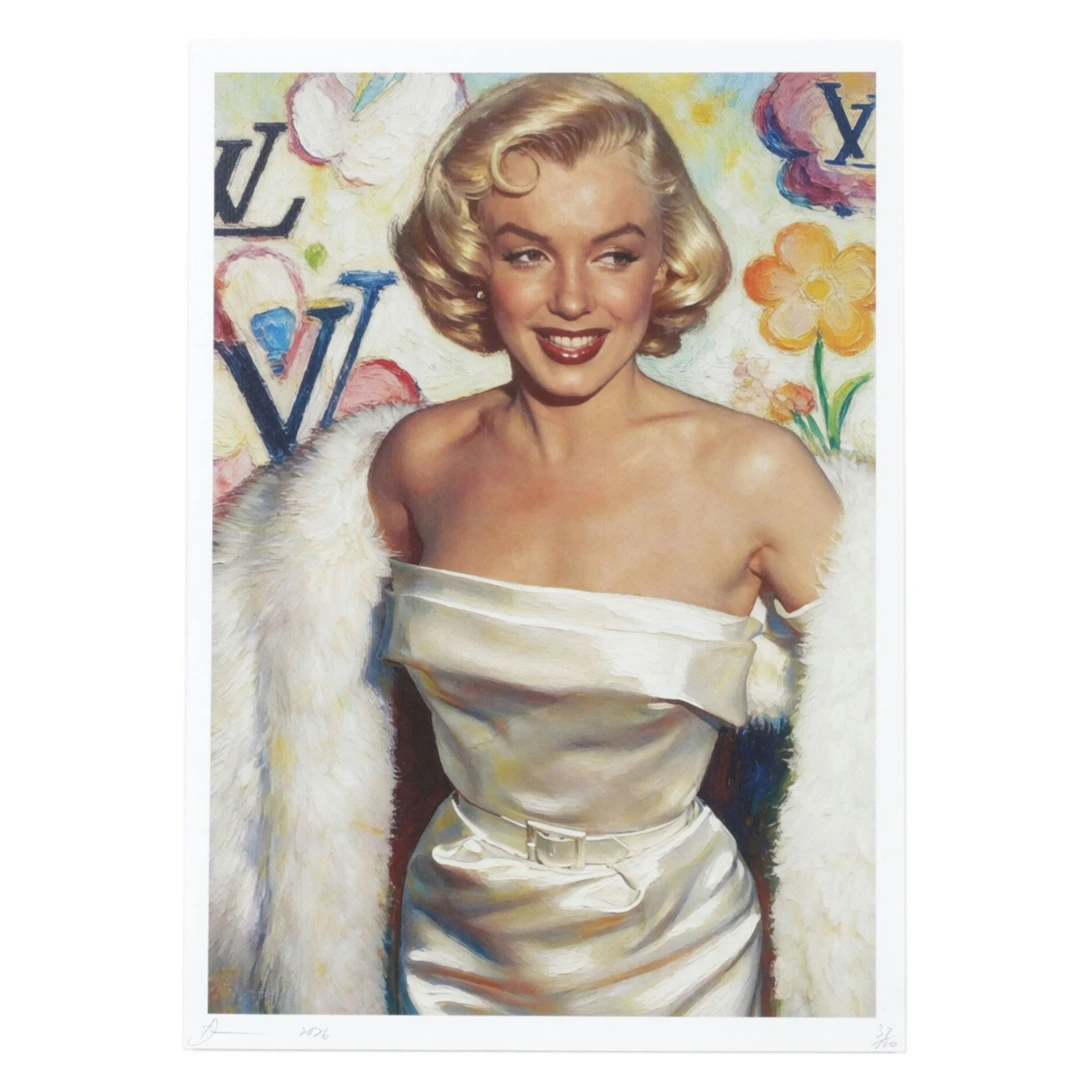 Death NYC Pop Art Graphic Print Homage to Marilyn Monroe x Louis Vuitton, 2026