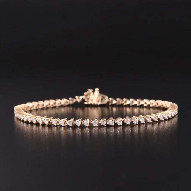 14K 1.83 CTW Diamond Line Bracelet