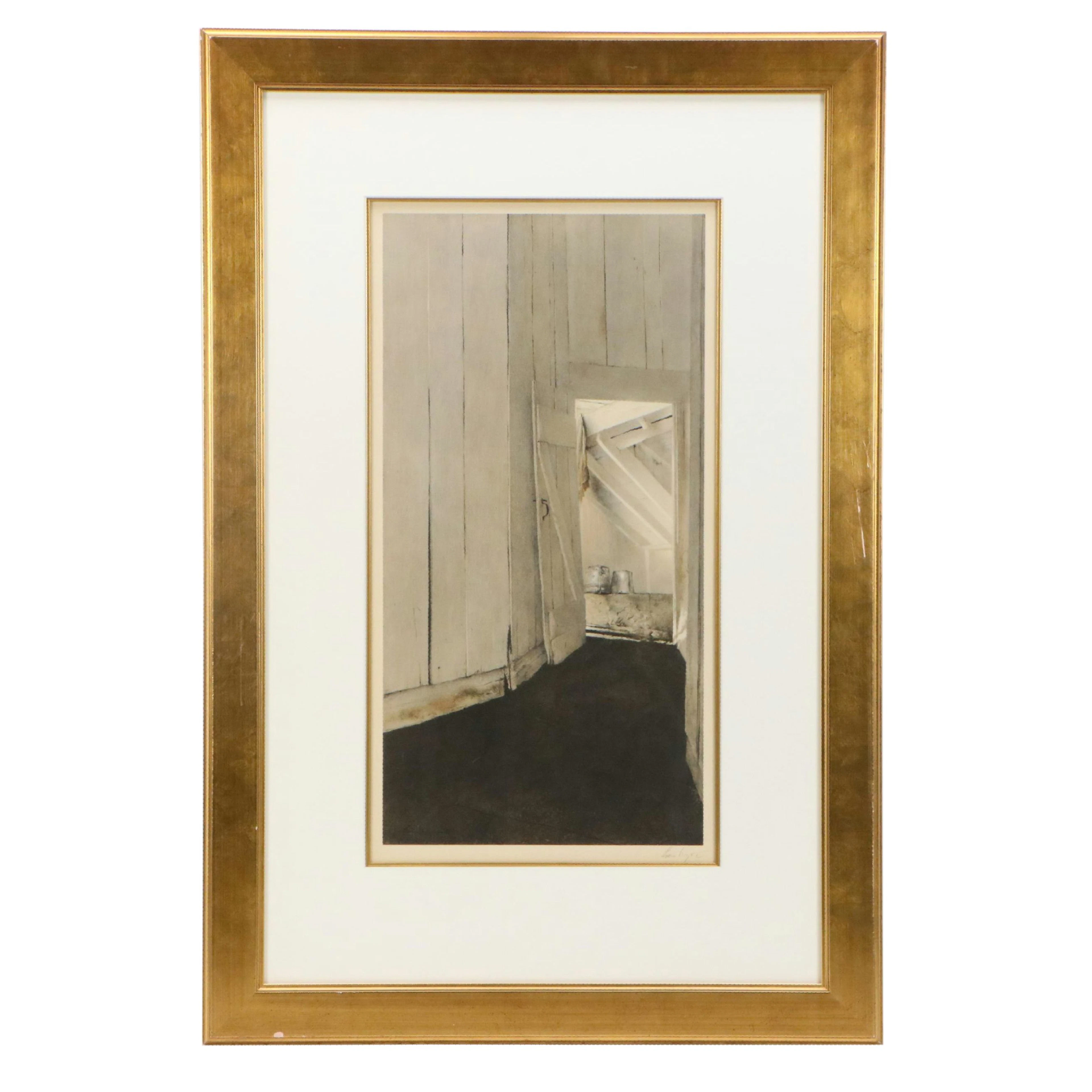 Andrew Wyeth Collotype "Cooling Shed"