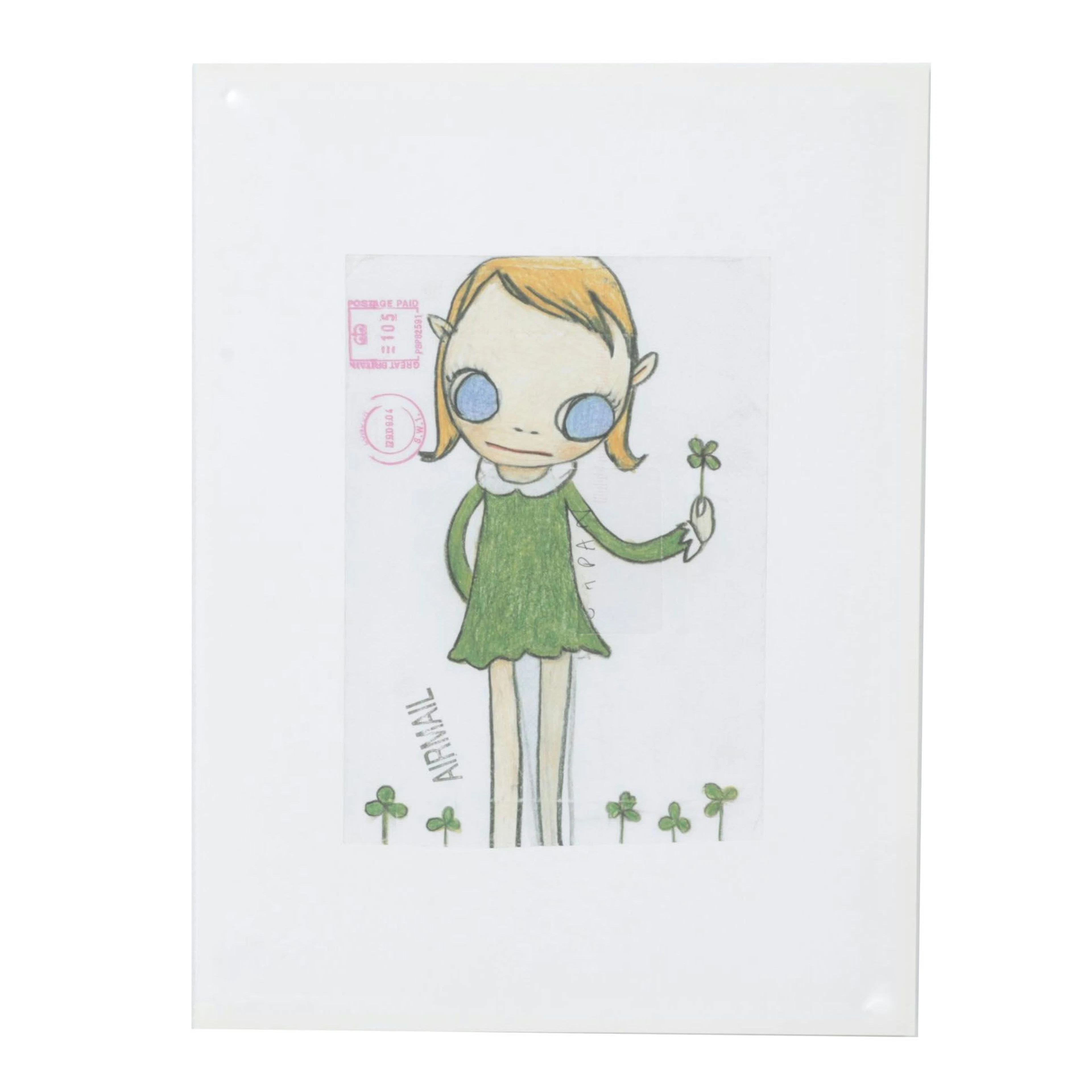 Yoshitomo Nara Offset Lithograph from "Drawing File," 2005
