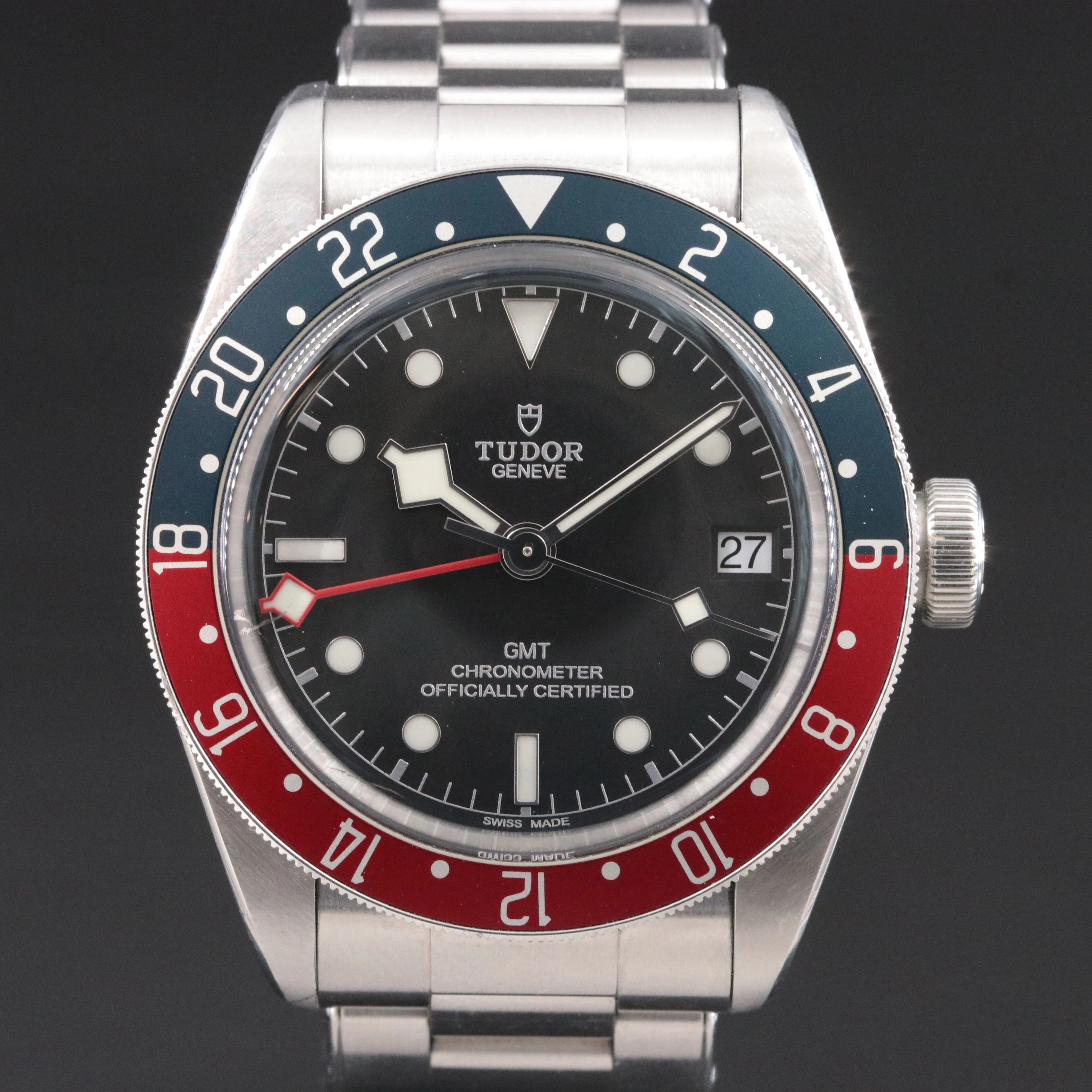 Tudor Black Bay GMT 41mm Steel Model 79830RB Watch