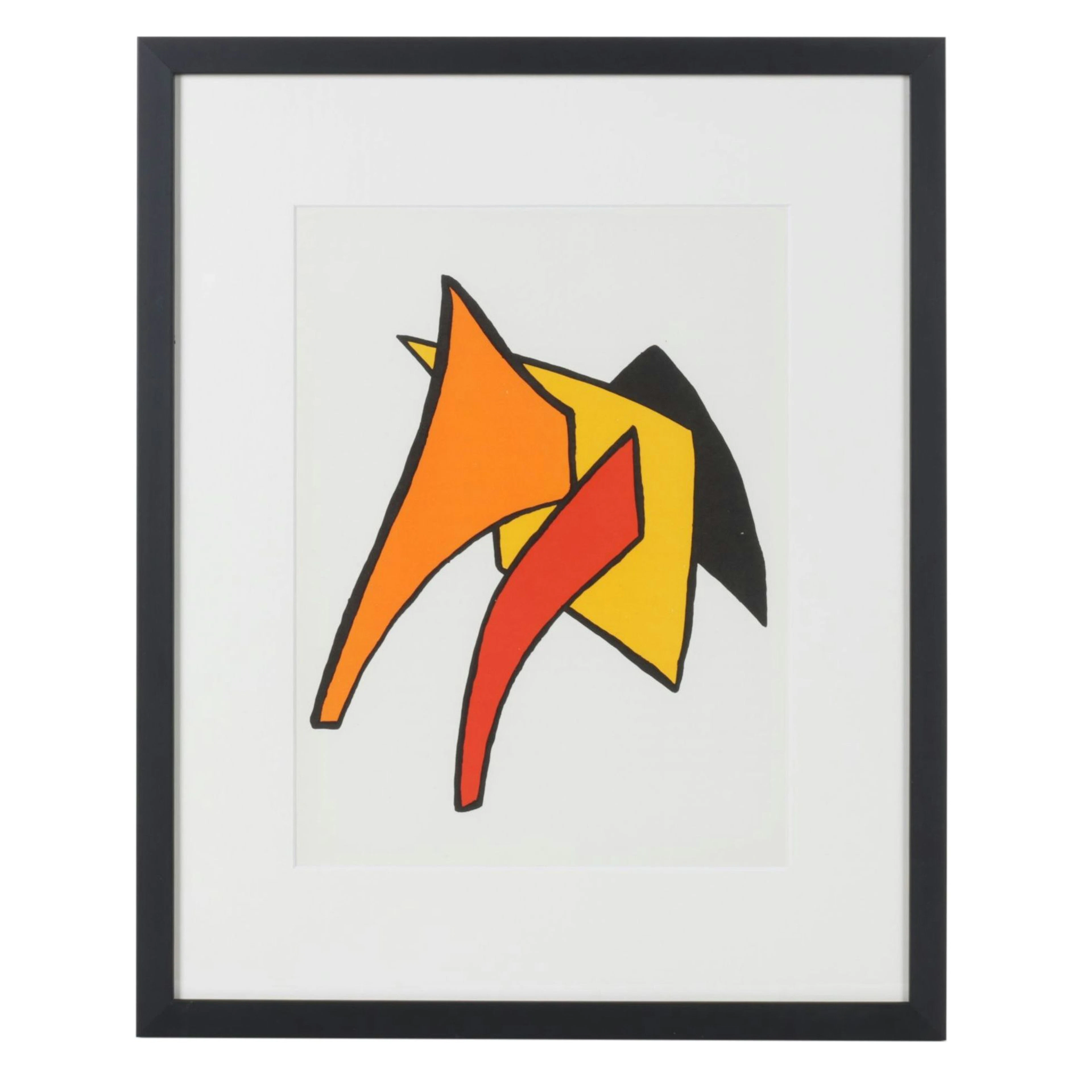 Alexander Calder Color Lithograph for "Derrière le Miroir" no. 141, 1963