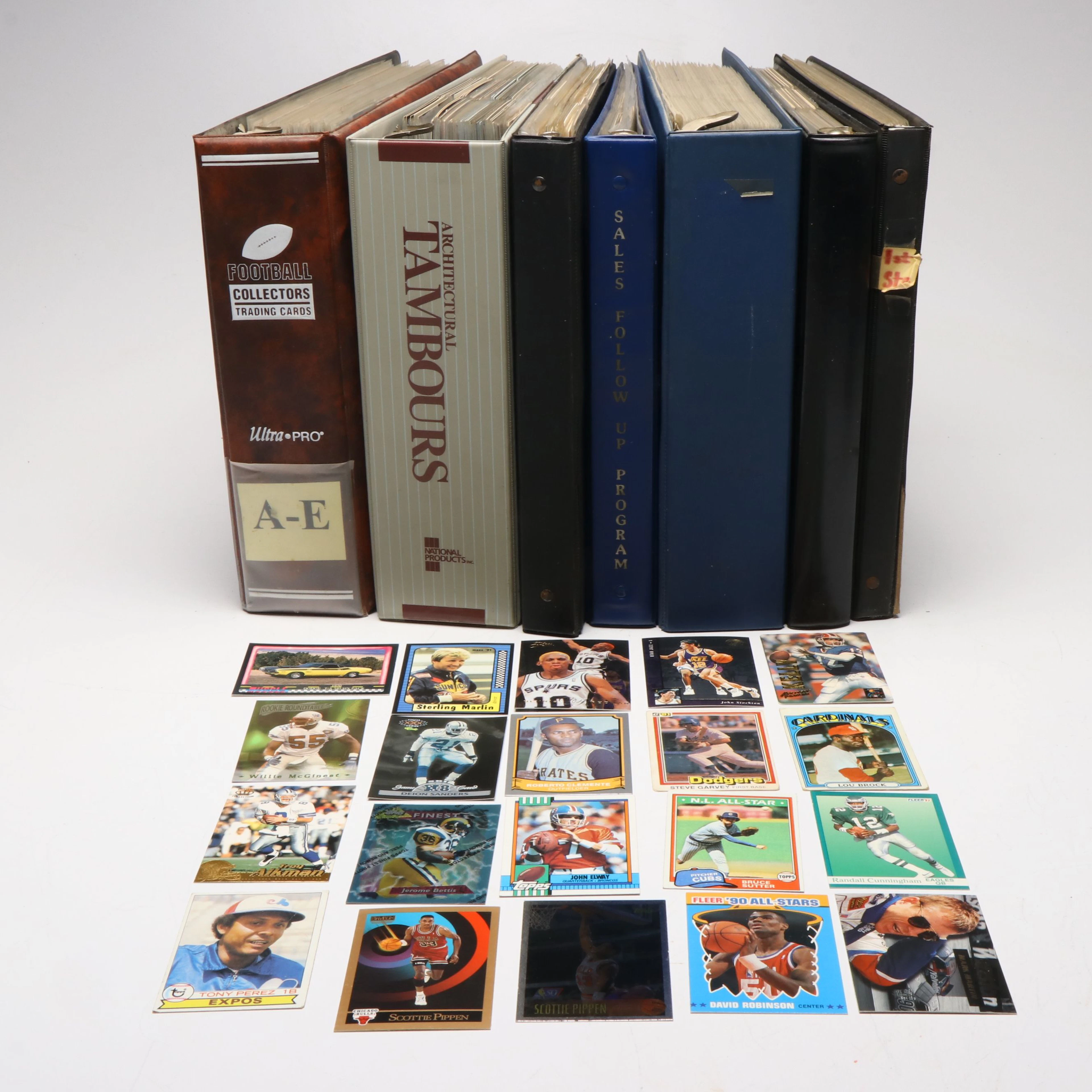 Skybox with Other Sports Cards Featuring Scottie Pippen and Roberto Clemente