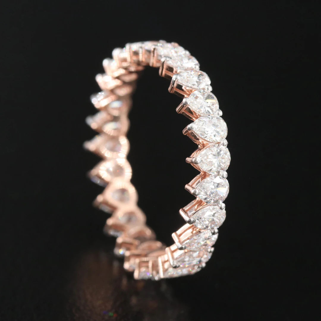 14K Rose Gold 1.80 CTW Lab Grown Diamond Eternity Band