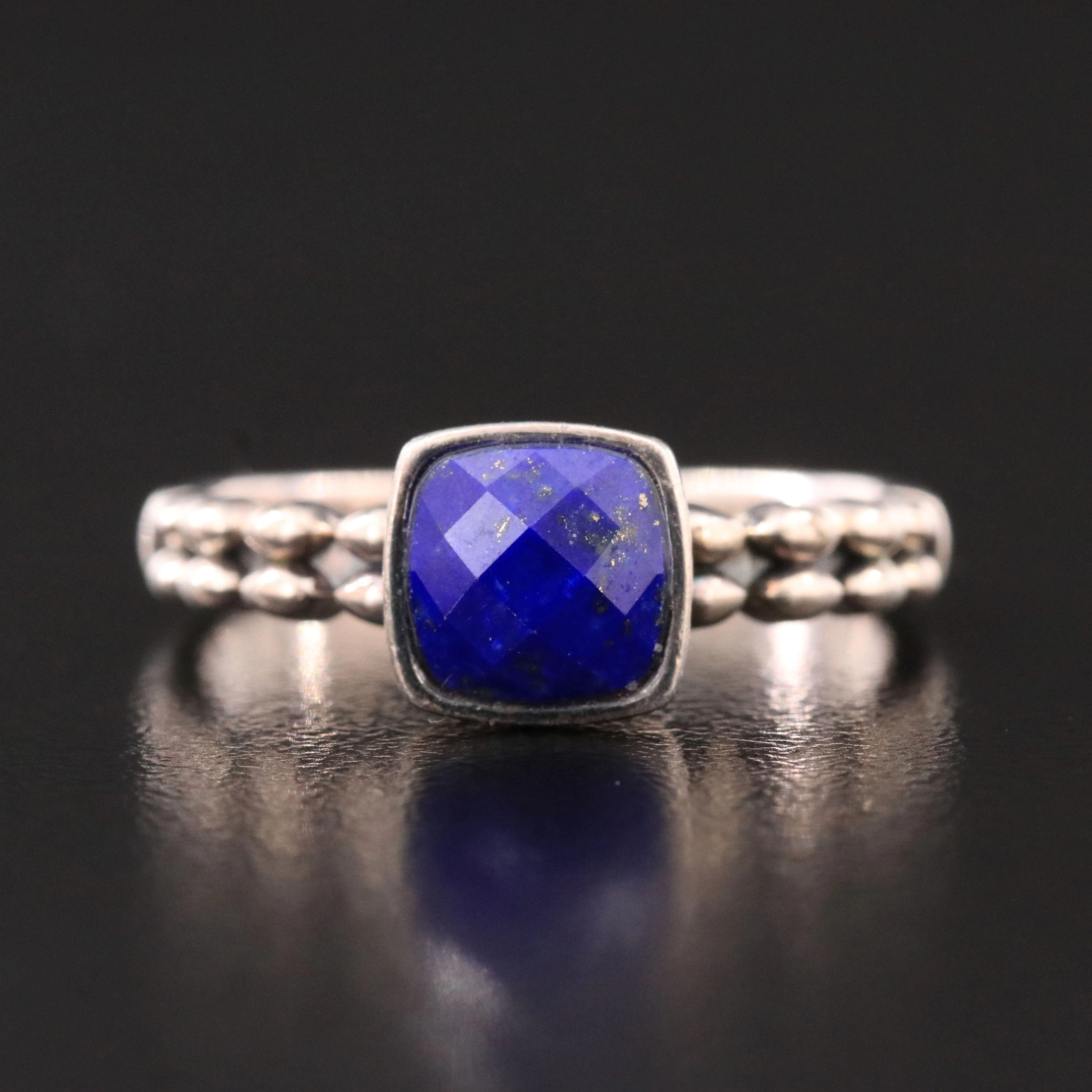 Angela by John Hardy Sterling Lapis Lazuli Ring
