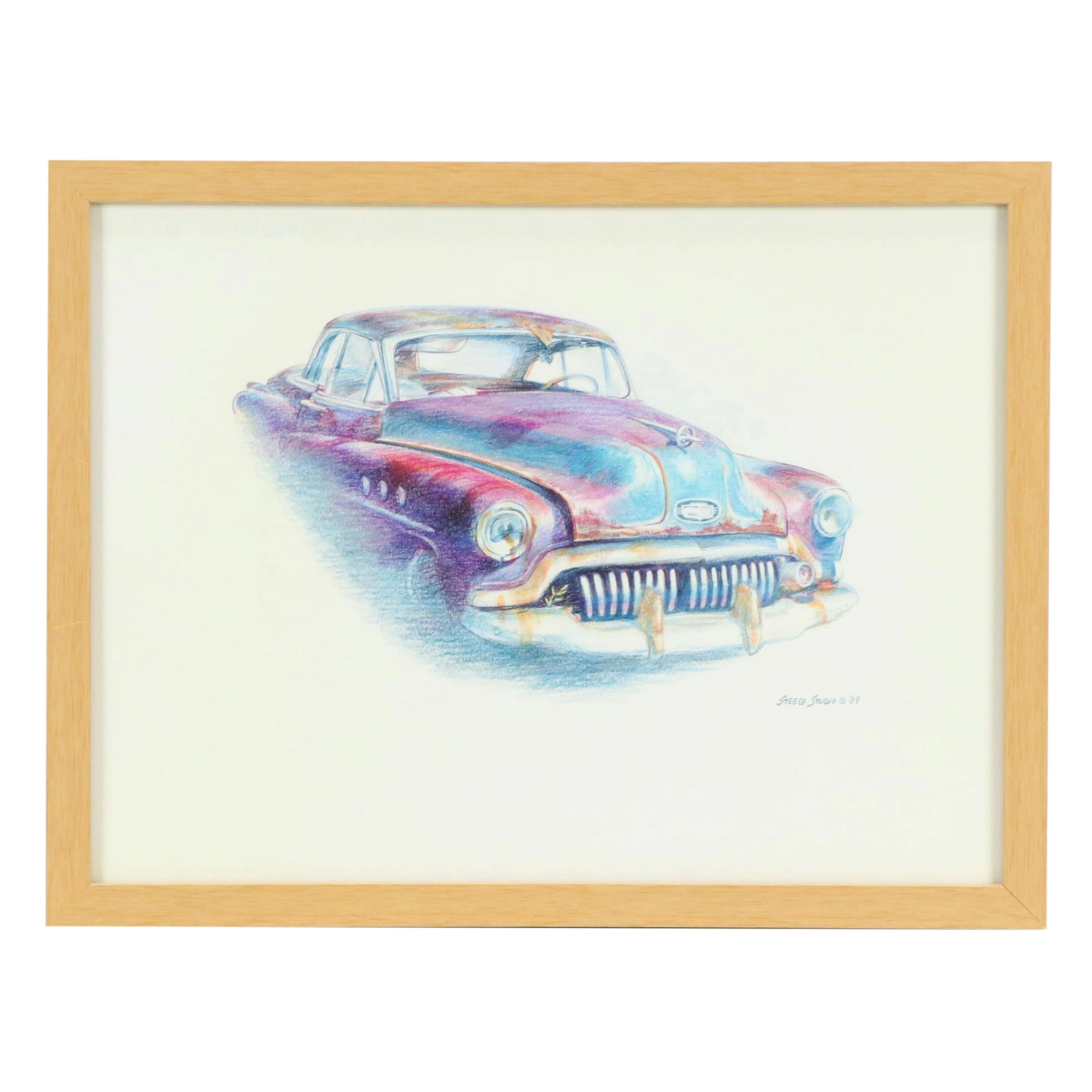 Marlene Steele Digital Print of Vintage Buick Roadmaster, Circa 2009