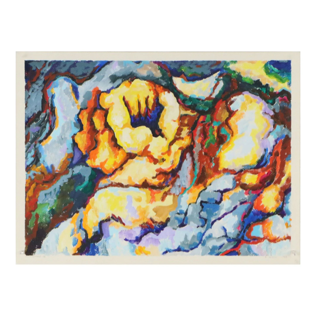 Rosemarie Bloch Acrylic Painting "Metamorphoe IX," 1988