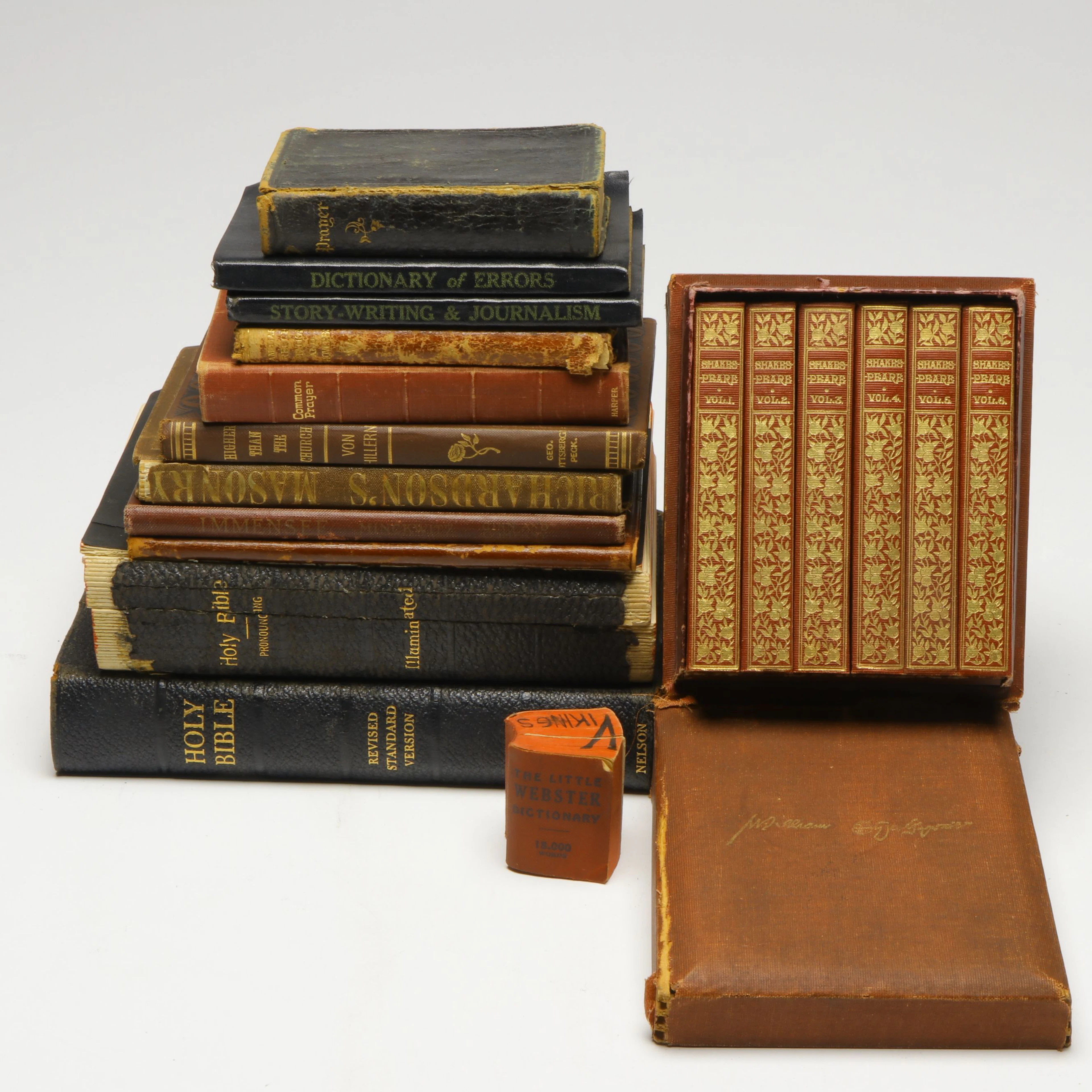 "The Complete Works of Shakespeare" Six-Volume Set The Bijou Shakespeare & More