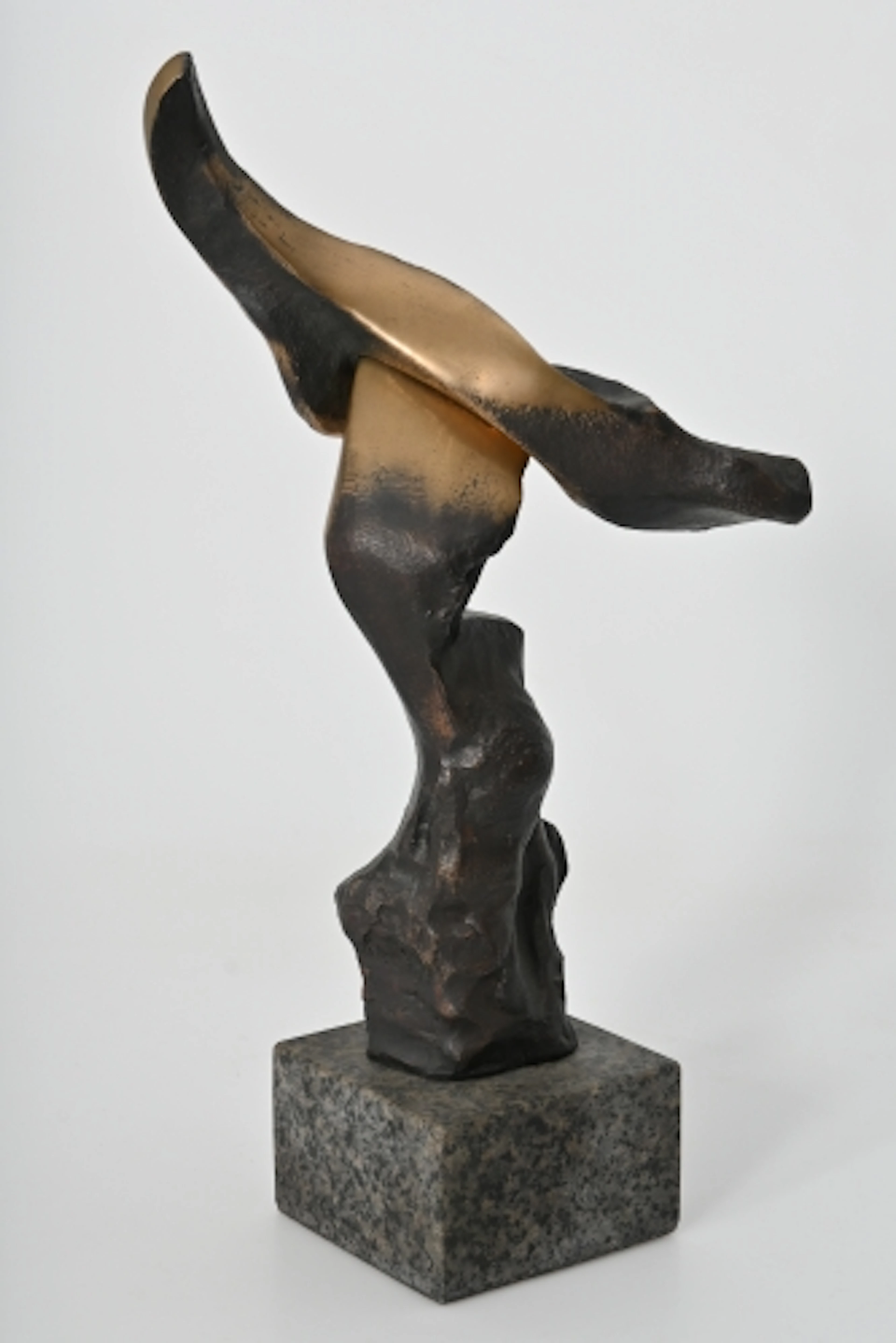 Bronsskulptur "Rörelse II" Peter Hesk Møller