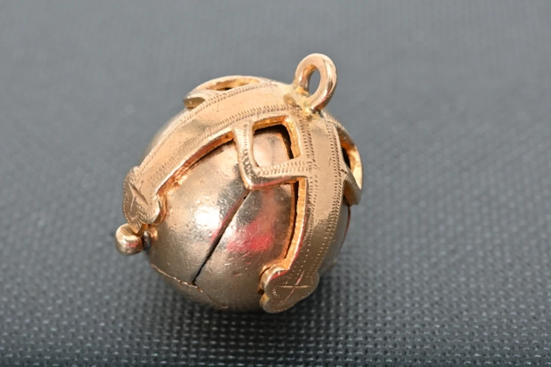Frimurarkula 9K/Silver ca 7,6 gr