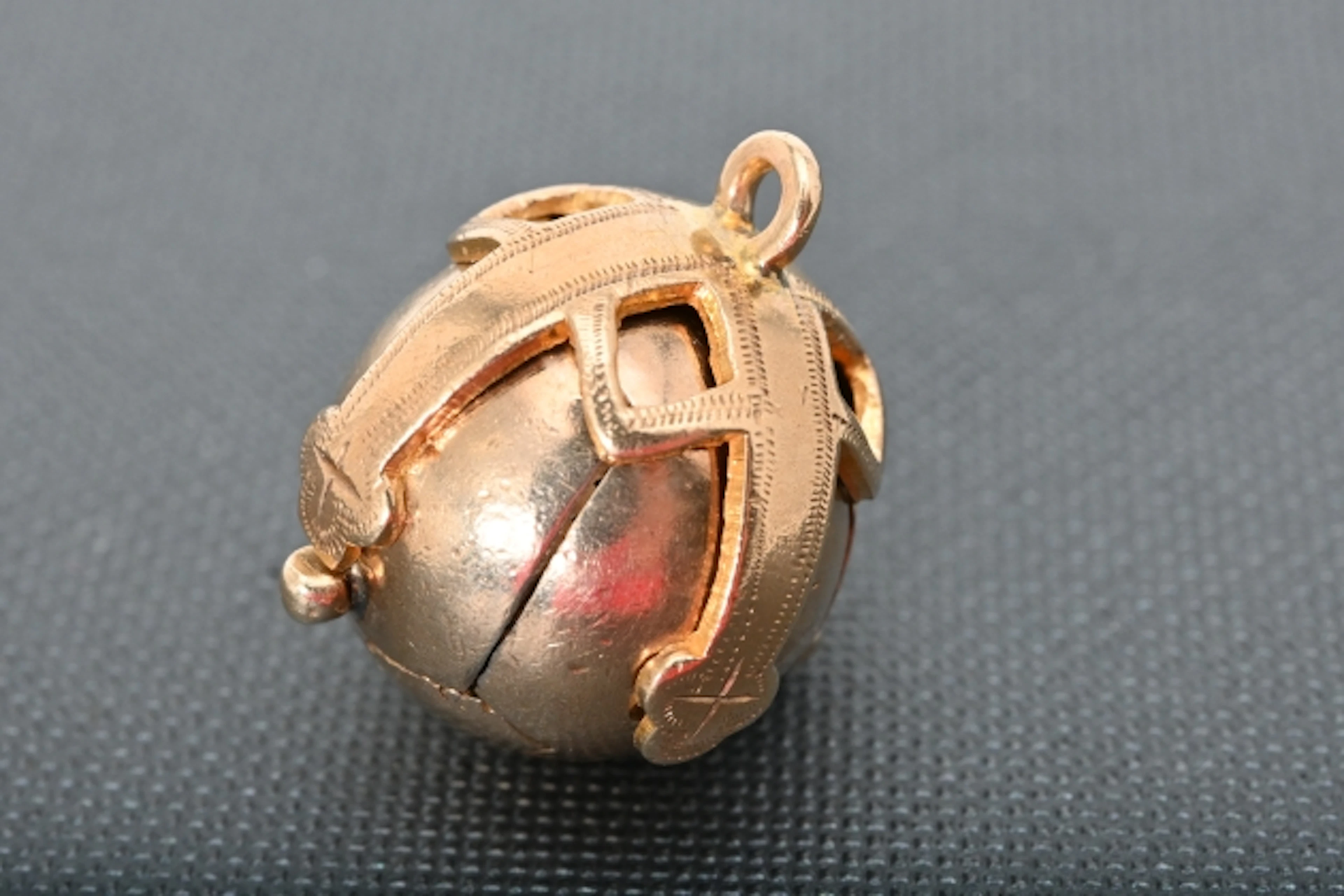 Frimurarkula 9K/Silver ca 7,6 gr