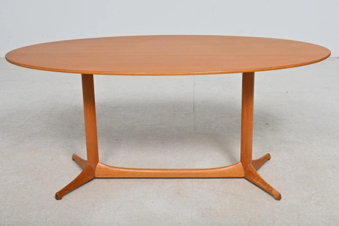 Teaksoffbord "Plommonet" Kerstin Hörlin-Holmqvist, Triva-serie, Nordiska