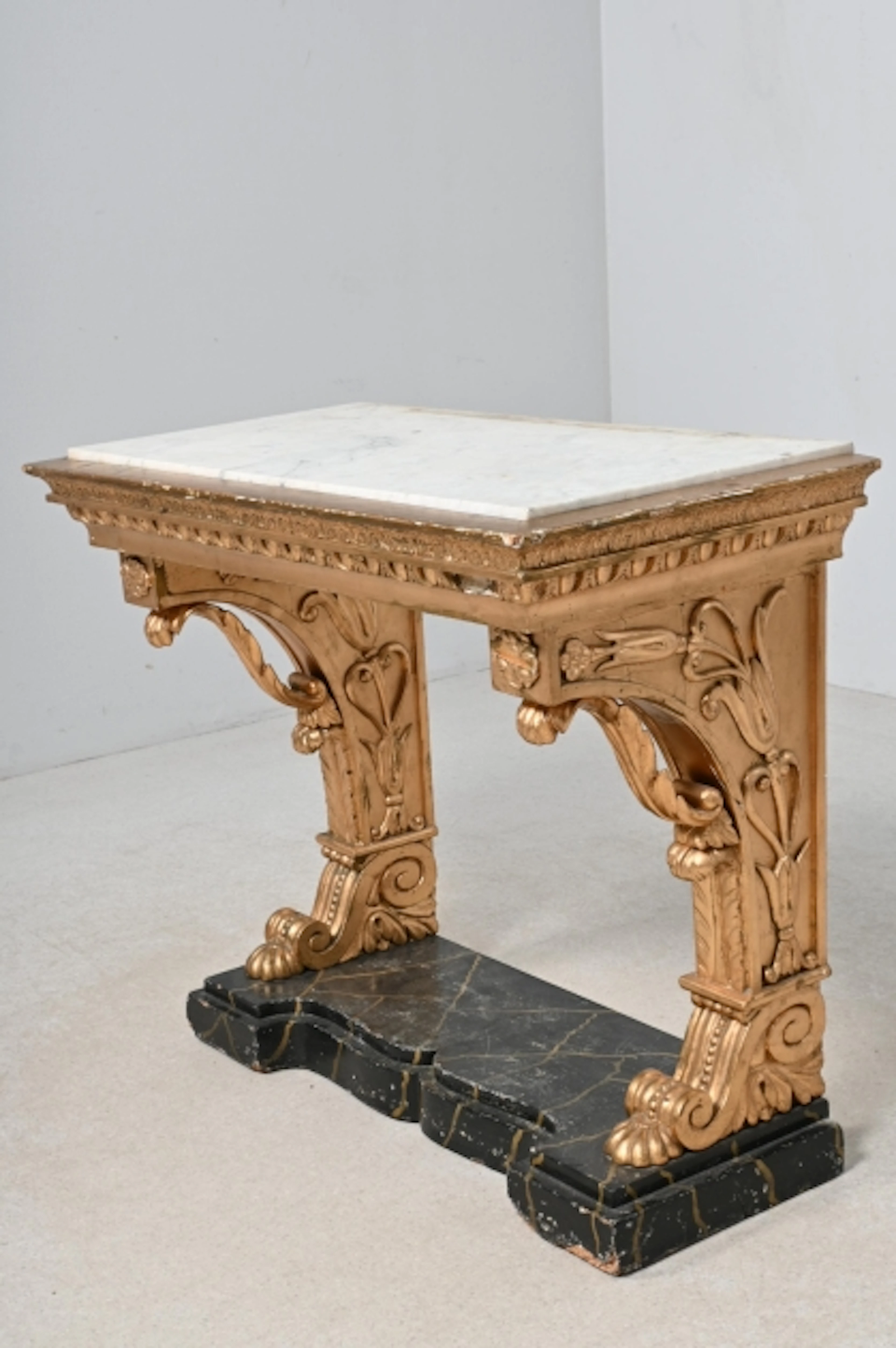 Konsolbord med marmorskiva, Empire, 1800-tal